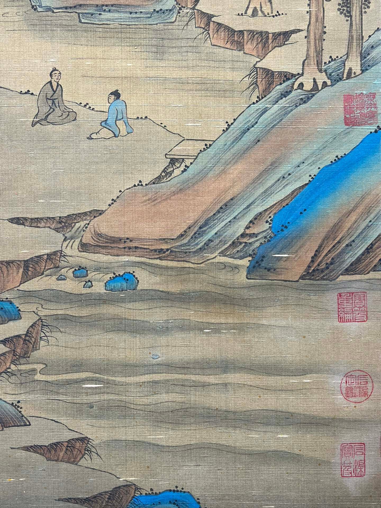 Chinese scroll painting Wang Zhenpeng