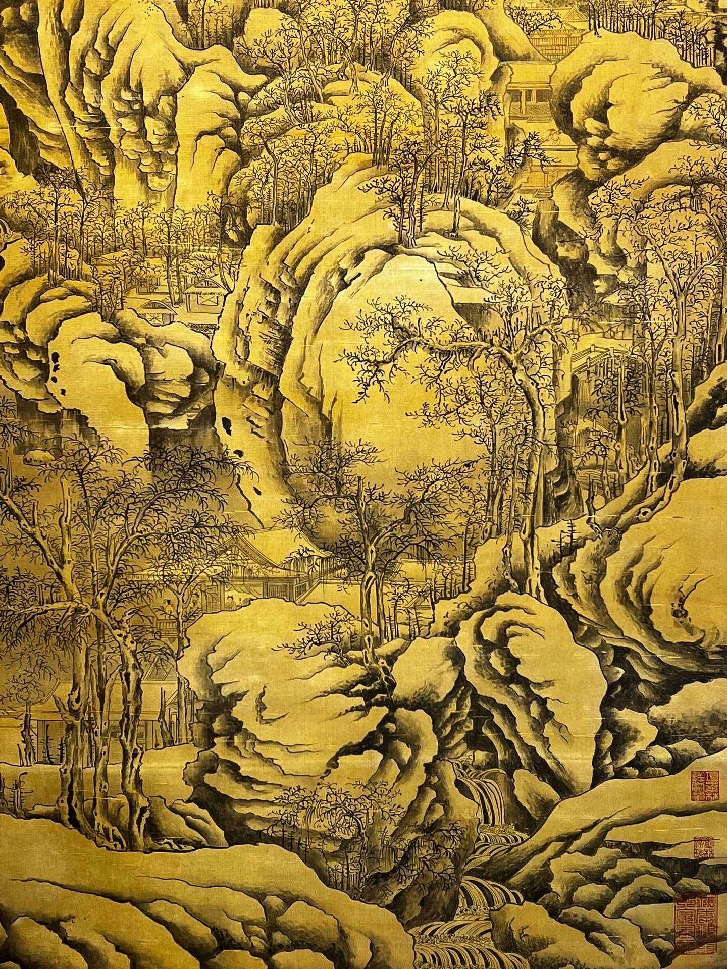 Chinese scroll painting Guo X