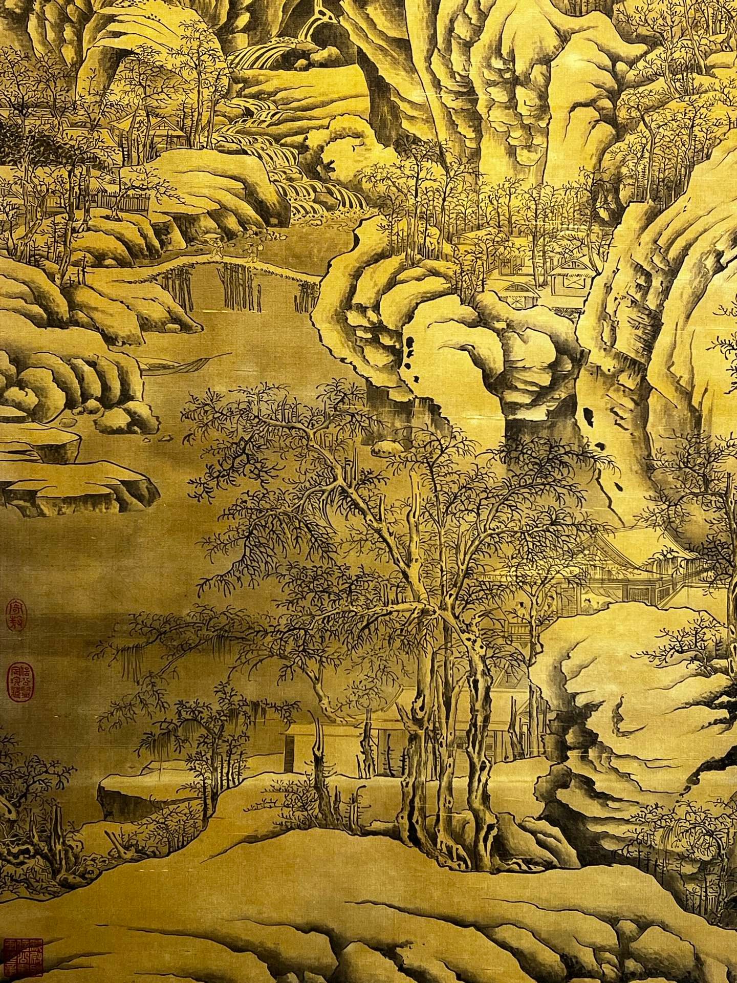 Chinese scroll painting Guo X