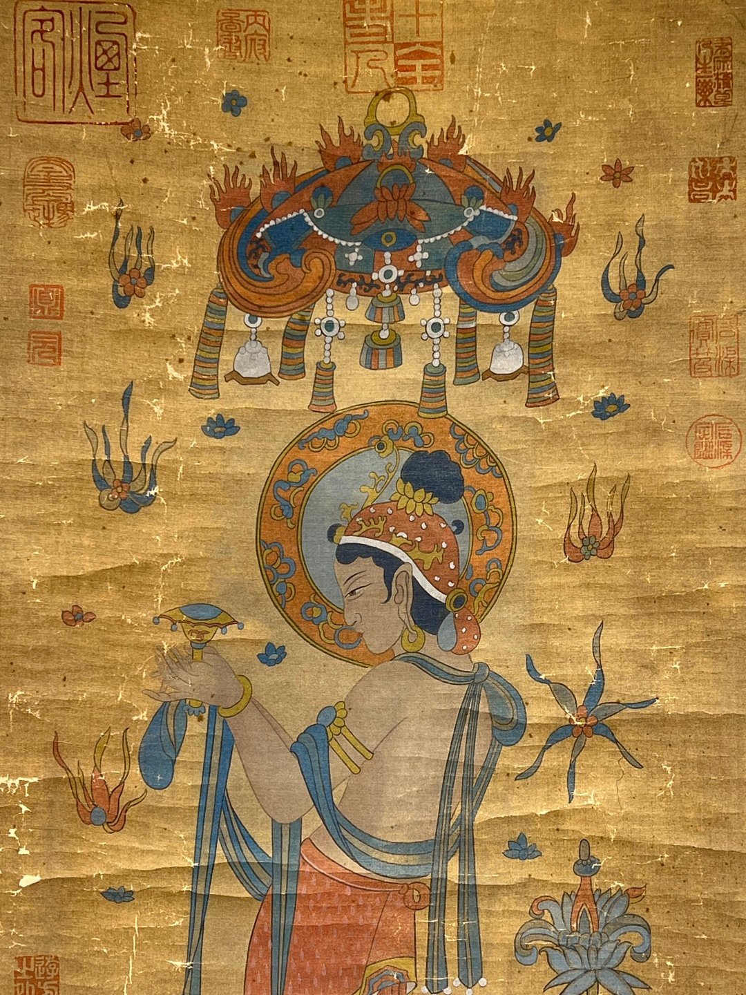 Chinese scroll painting Wang Qihan