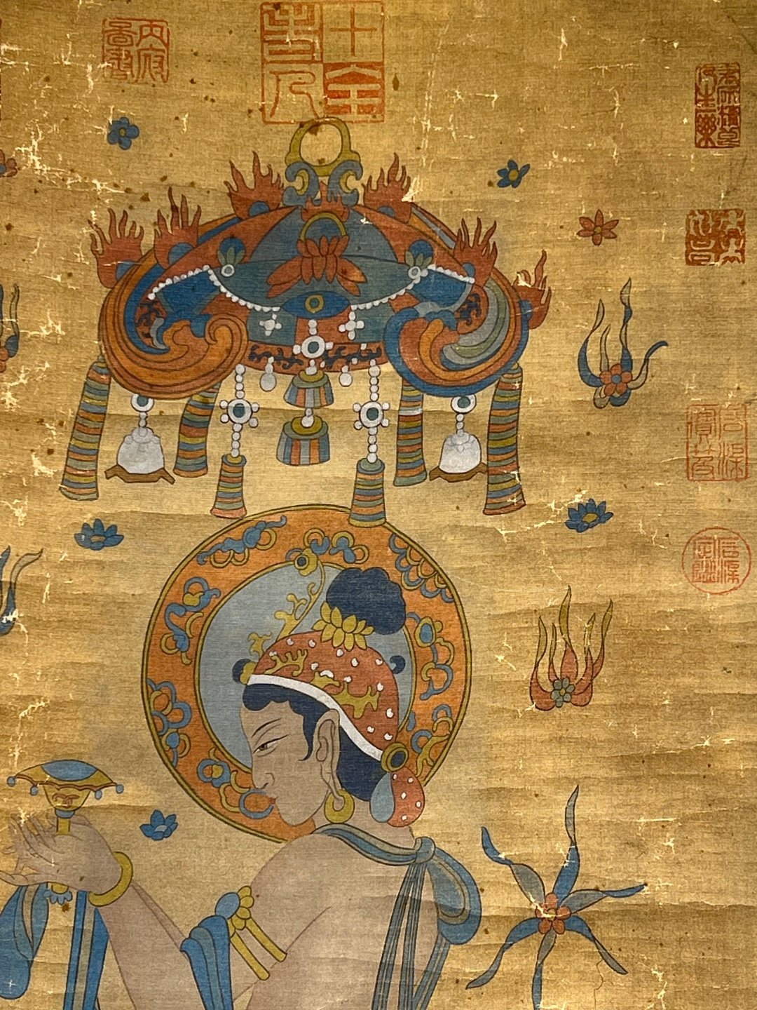 Chinese scroll painting Wang Qihan