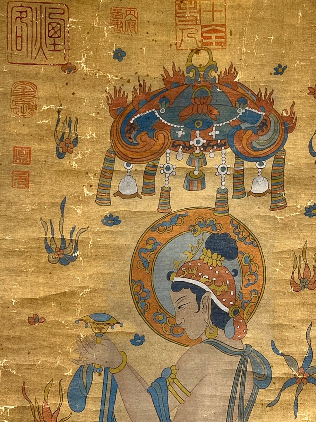 Chinese scroll painting Wang Qihan