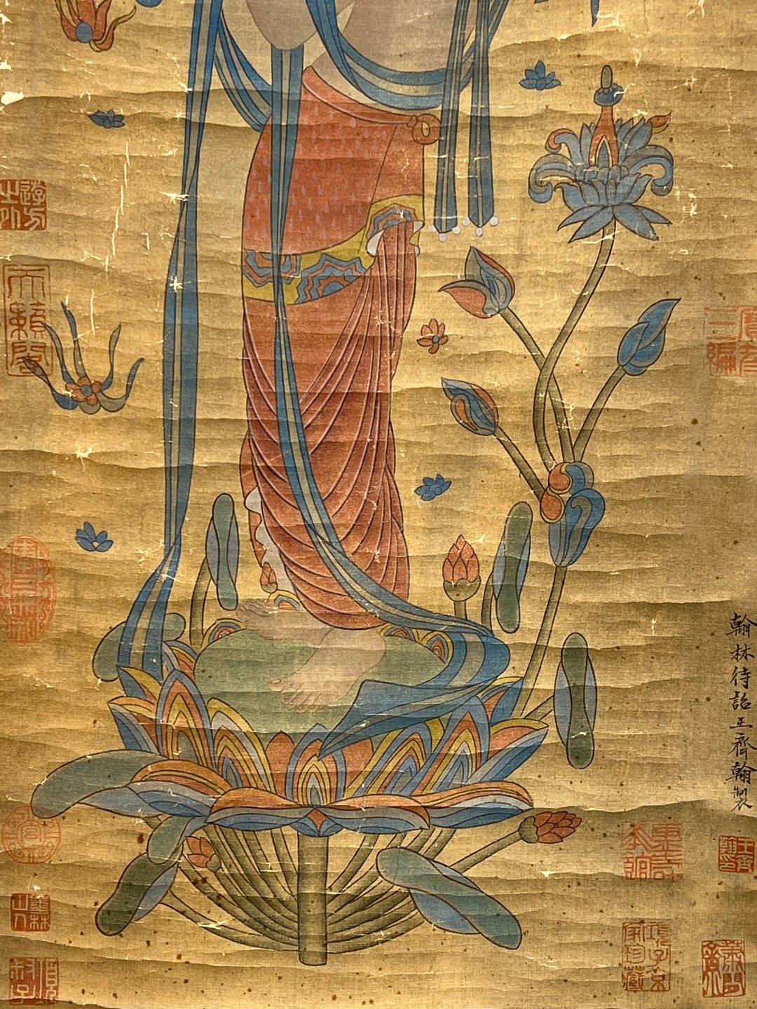 Chinese scroll painting Wang Qihan