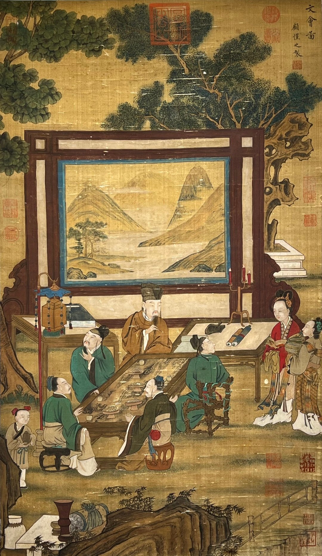 Chinese scroll painting Jin Gu Kaizhi