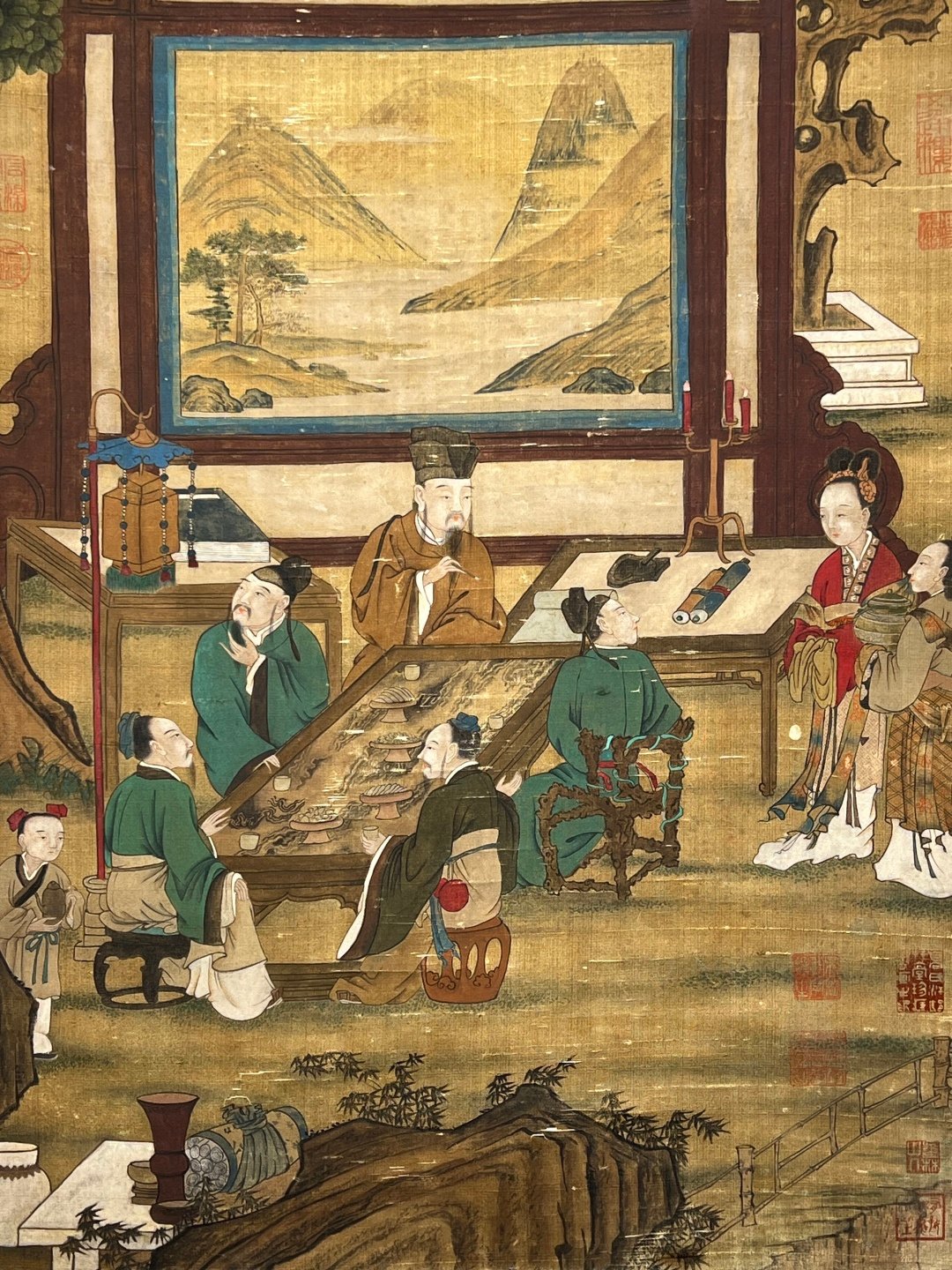 Chinese scroll painting Jin Gu Kaizhi
