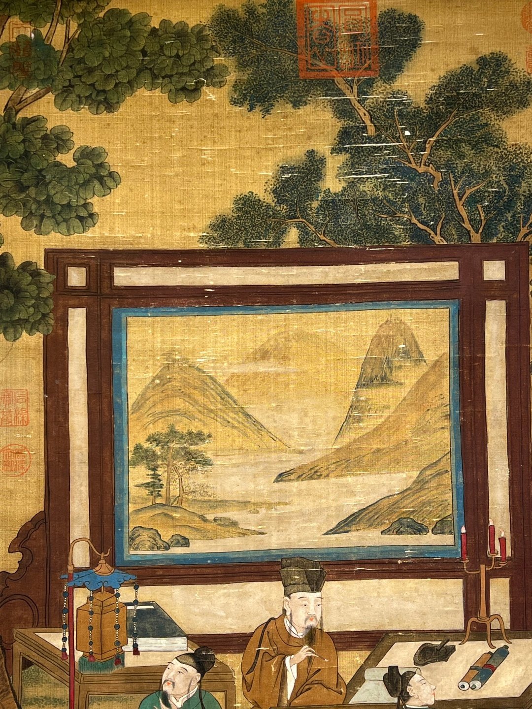 Chinese scroll painting Jin Gu Kaizhi