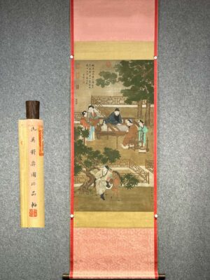 Chinese scroll painting Qiu Ying