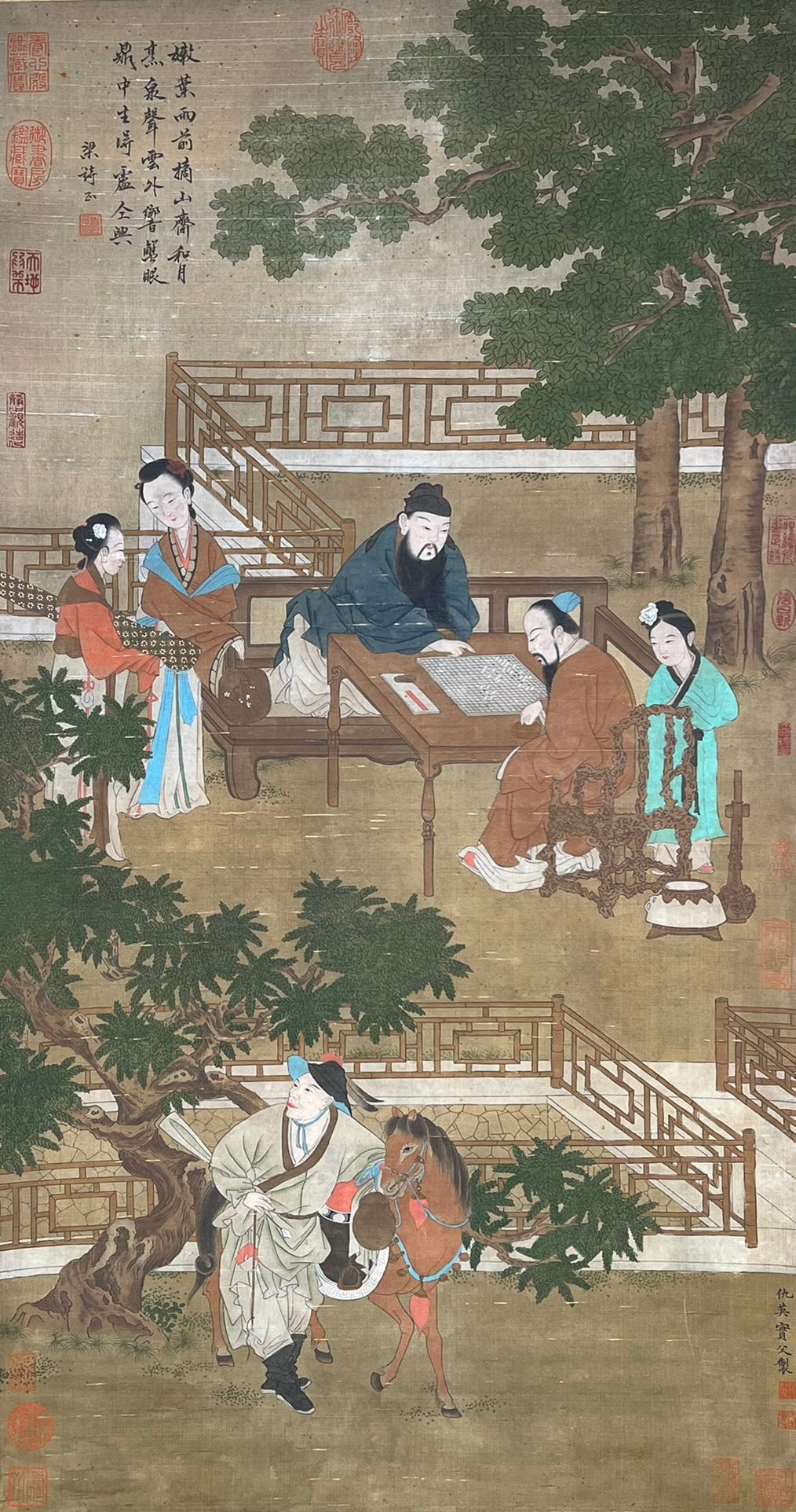 Chinese scroll painting Qiu Ying
