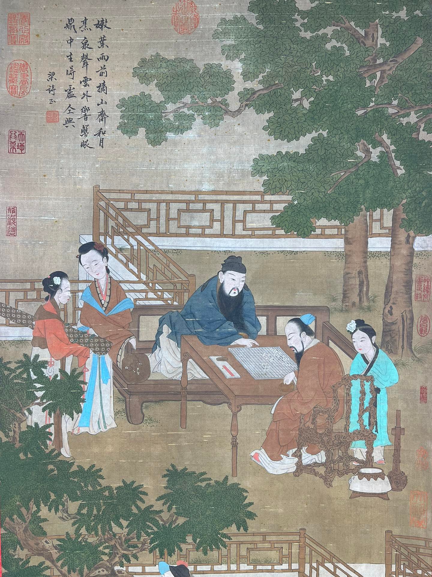 Chinese scroll painting Qiu Ying