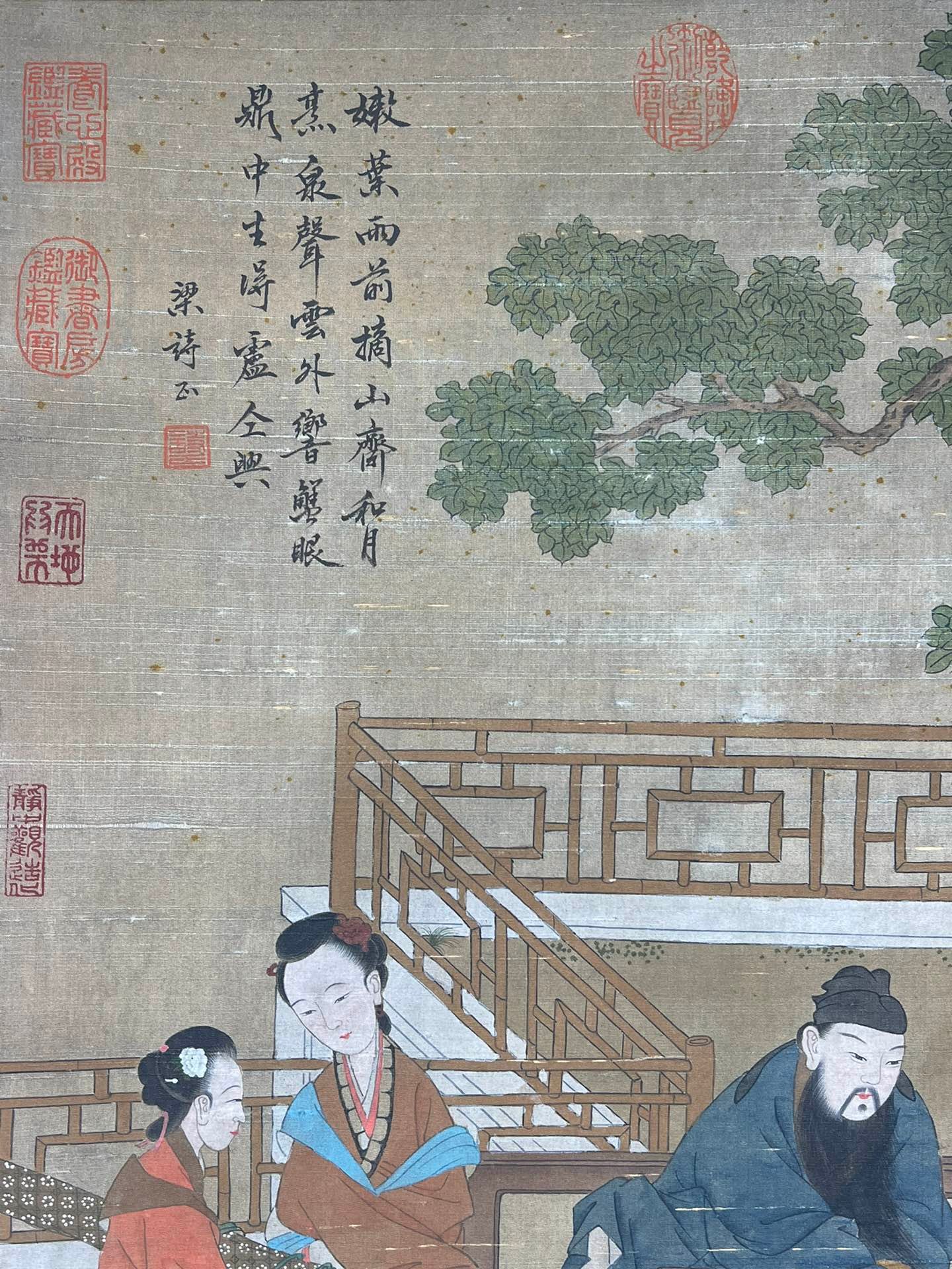 Chinese scroll painting Qiu Ying