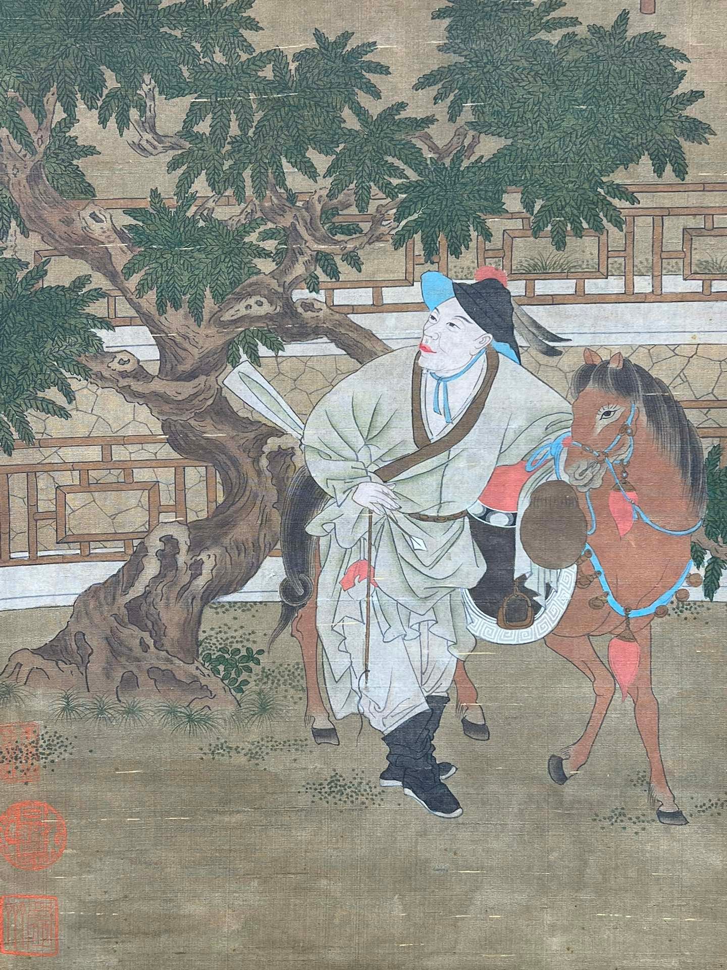 Chinese scroll painting Qiu Ying