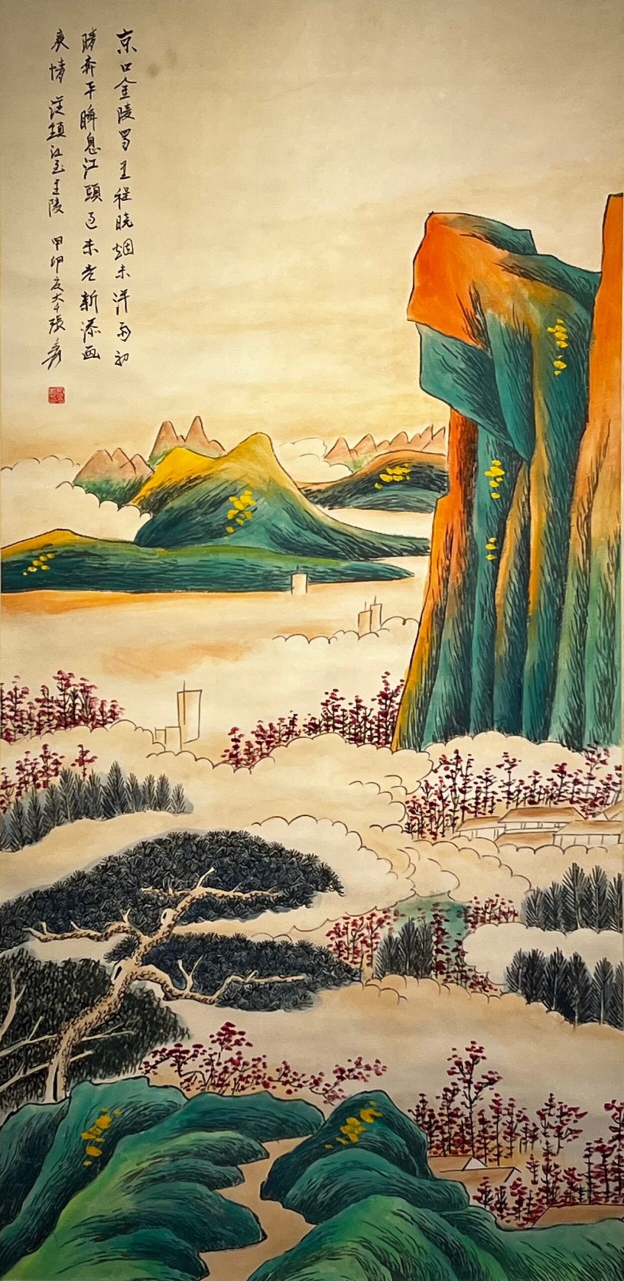 Chinese scroll painting Zhang Daqian