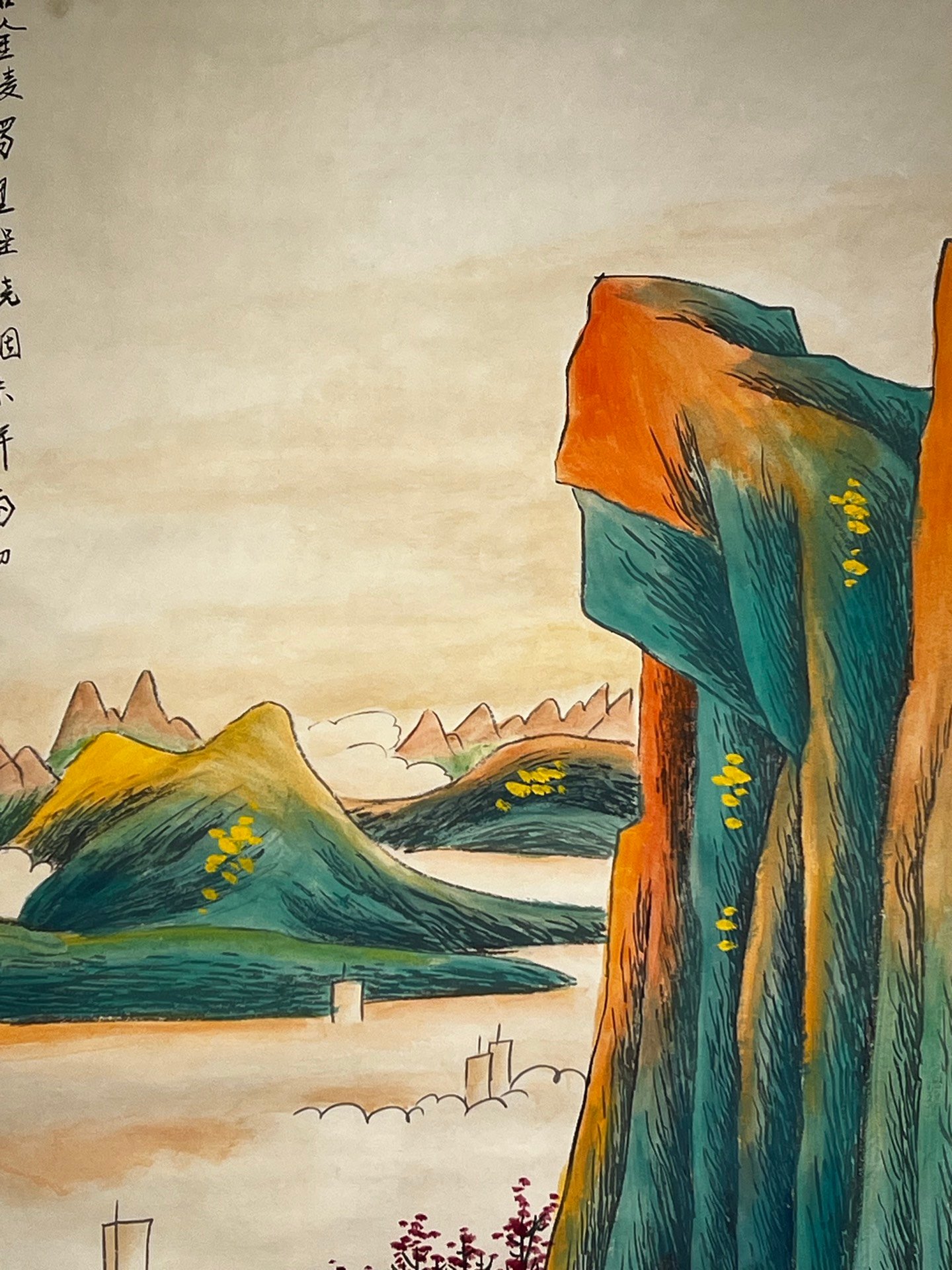 Chinese scroll painting Zhang Daqian