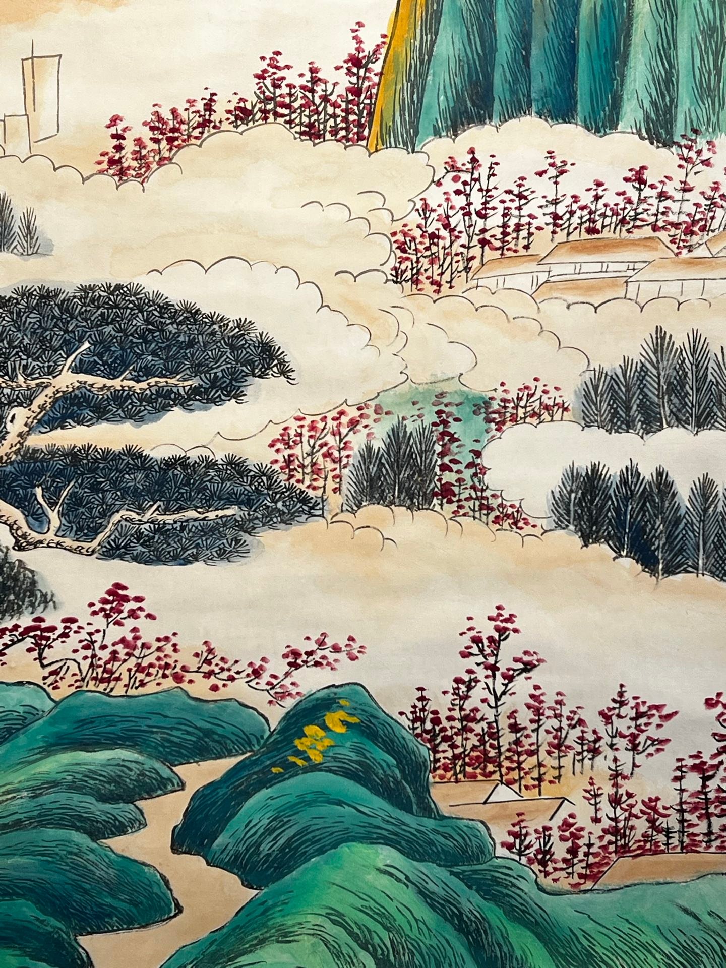 Chinese scroll painting Zhang Daqian