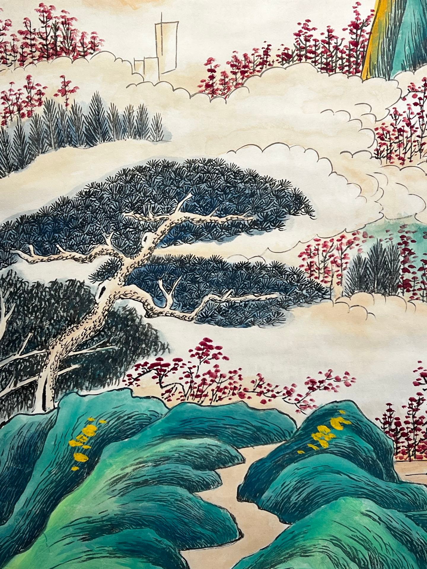 Chinese scroll painting Zhang Daqian