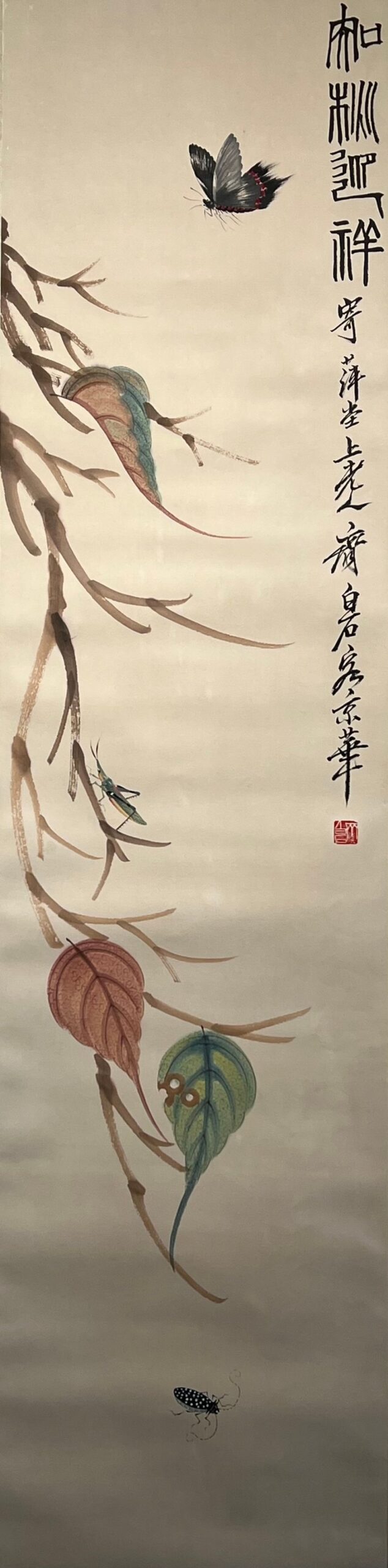 Chinese scroll painting Qi Baishi