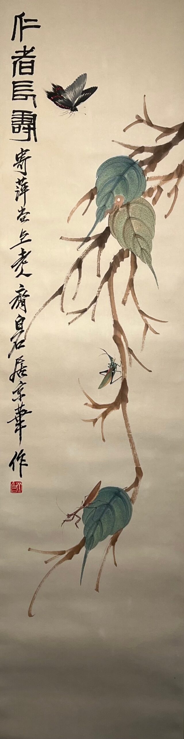 Chinese scroll painting Qi Baishi