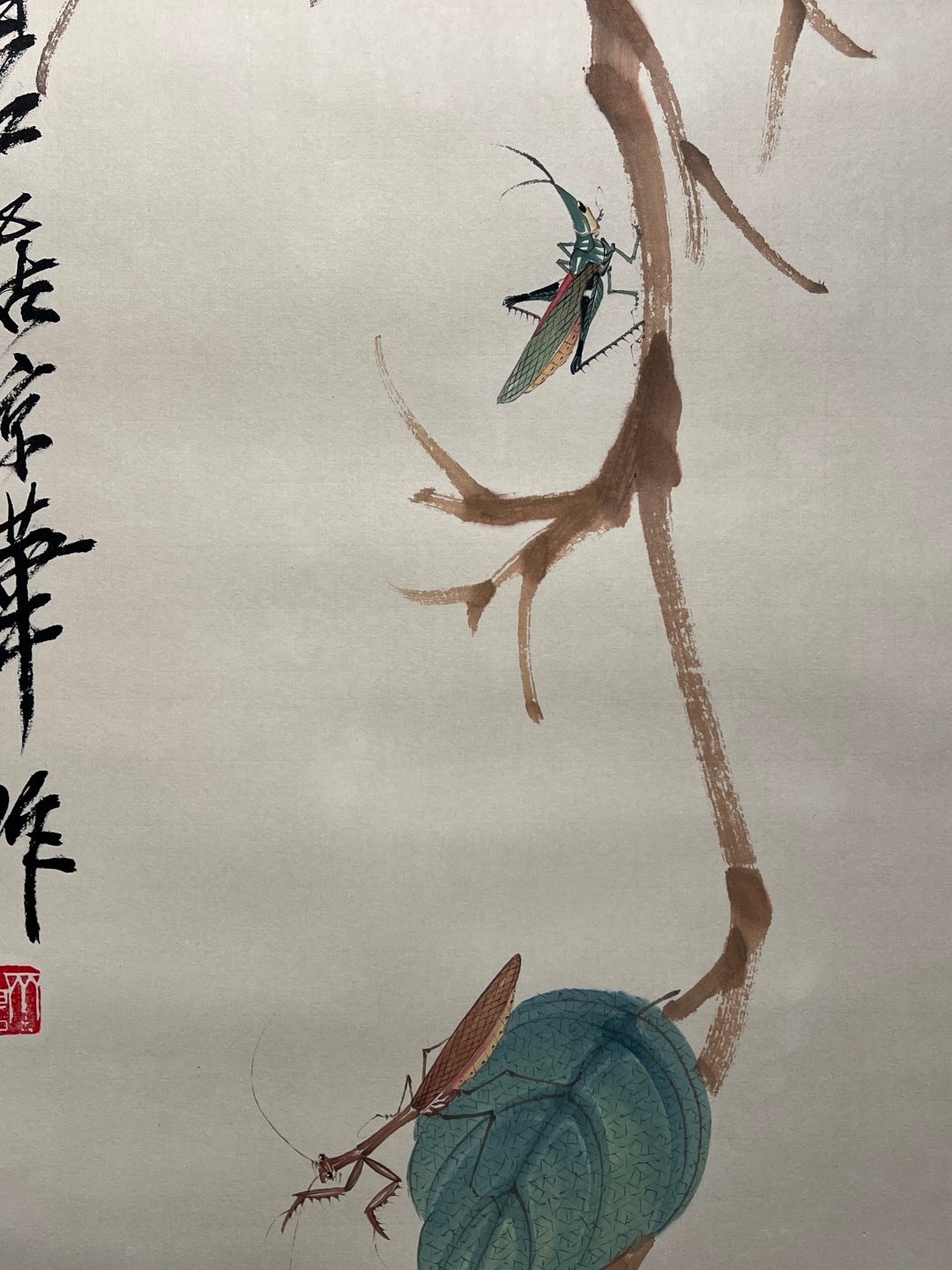 Chinese scroll painting Qi Baishi