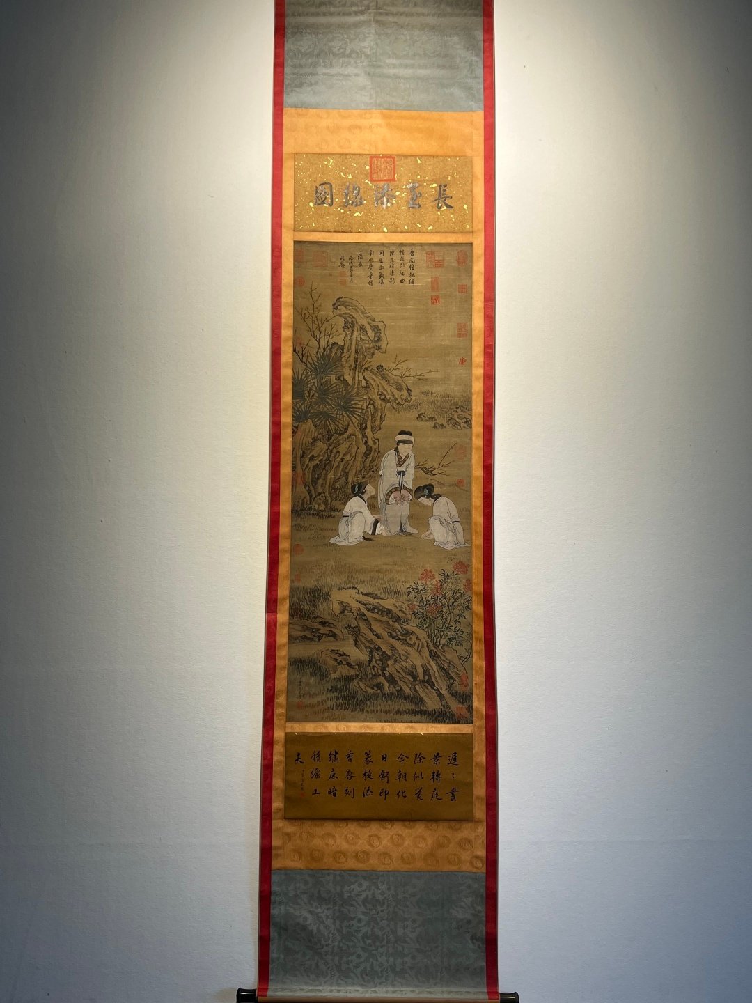 Chinese scroll painting Jin Tingbiao