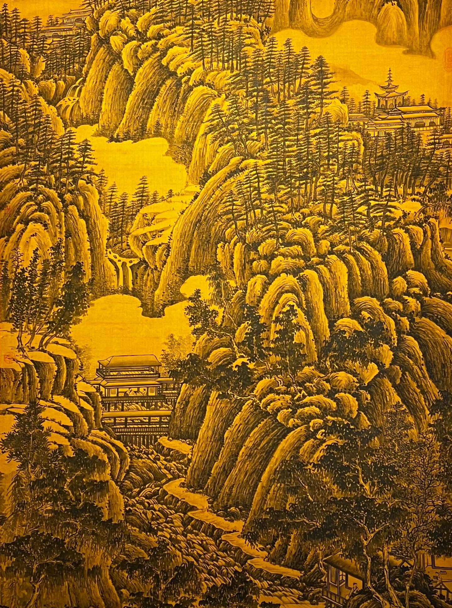 Chinese scroll painting Giant Ran