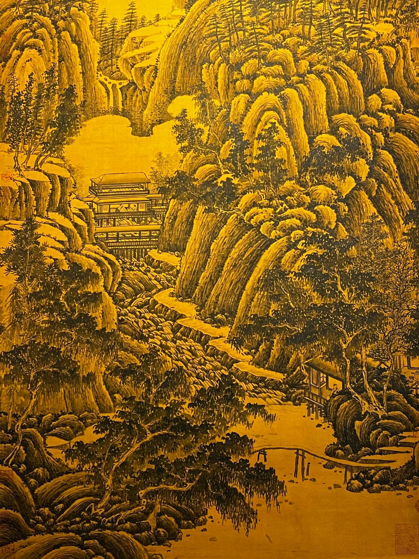 Chinese scroll painting Giant Ran