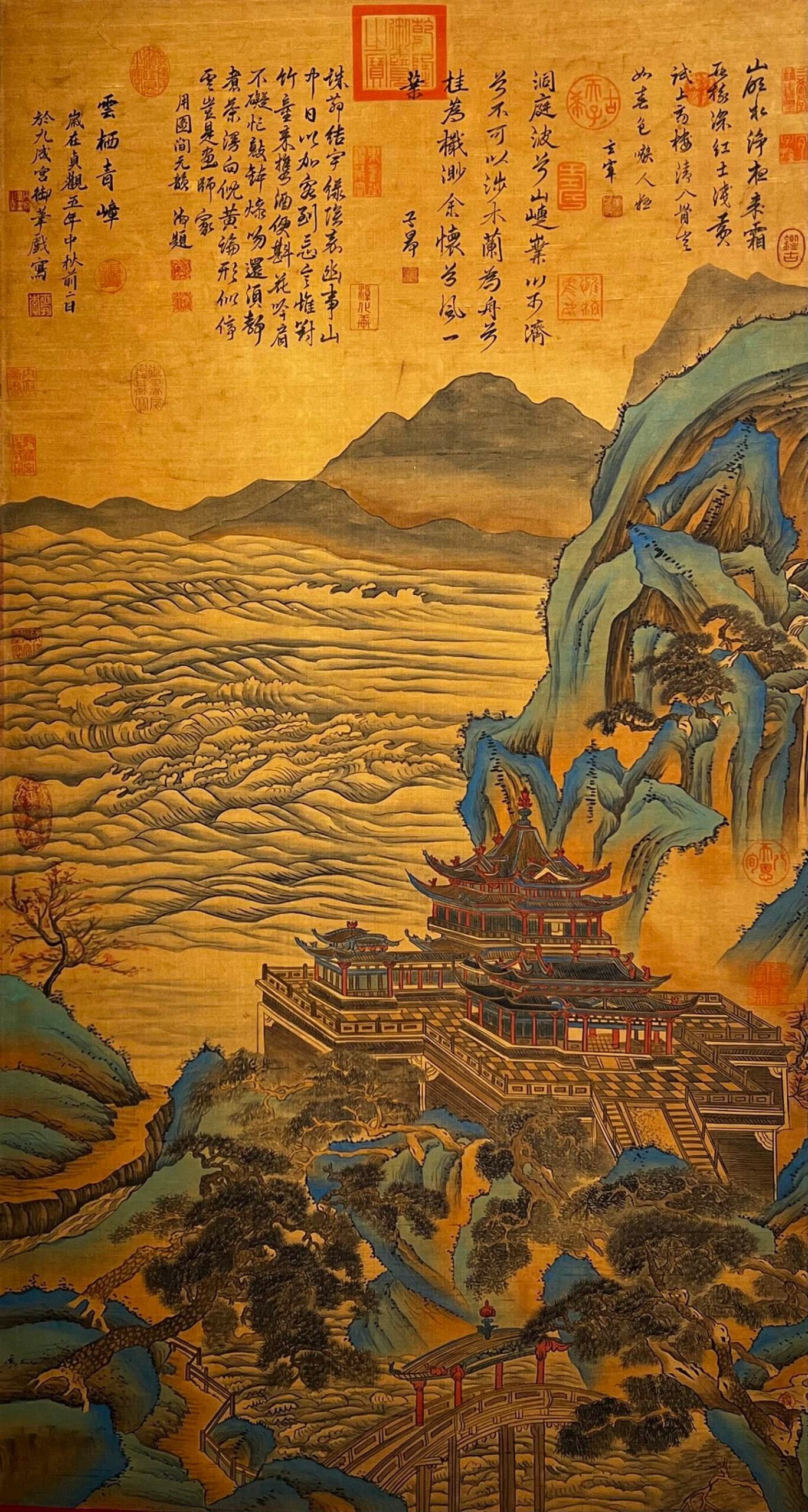Chinese scroll painting Li Shimin