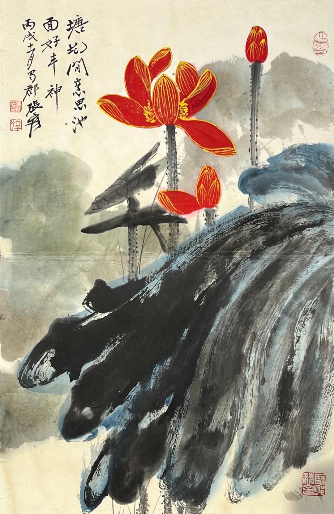 Chinese scroll painting Zhang Daqian