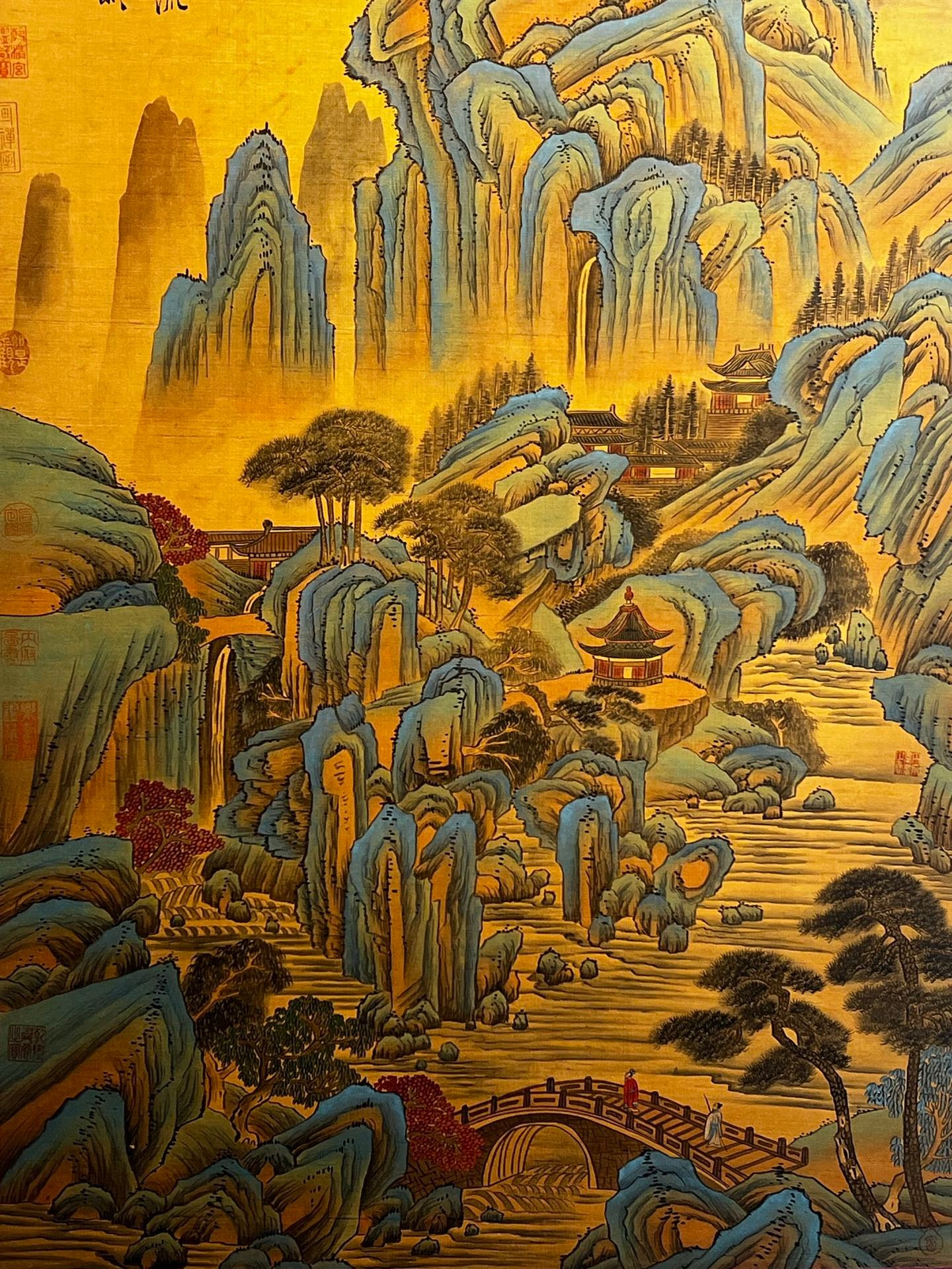 Chinese scroll painting Zhu Xi