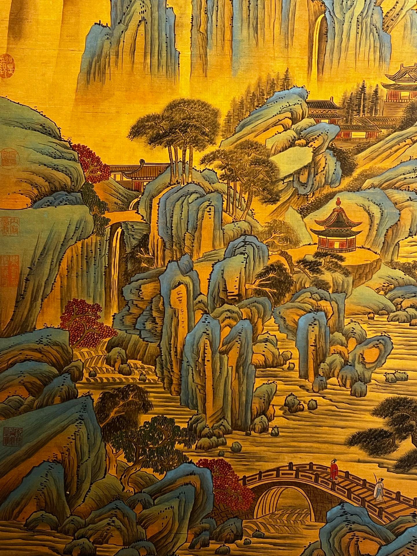 Chinese scroll painting Zhu Xi