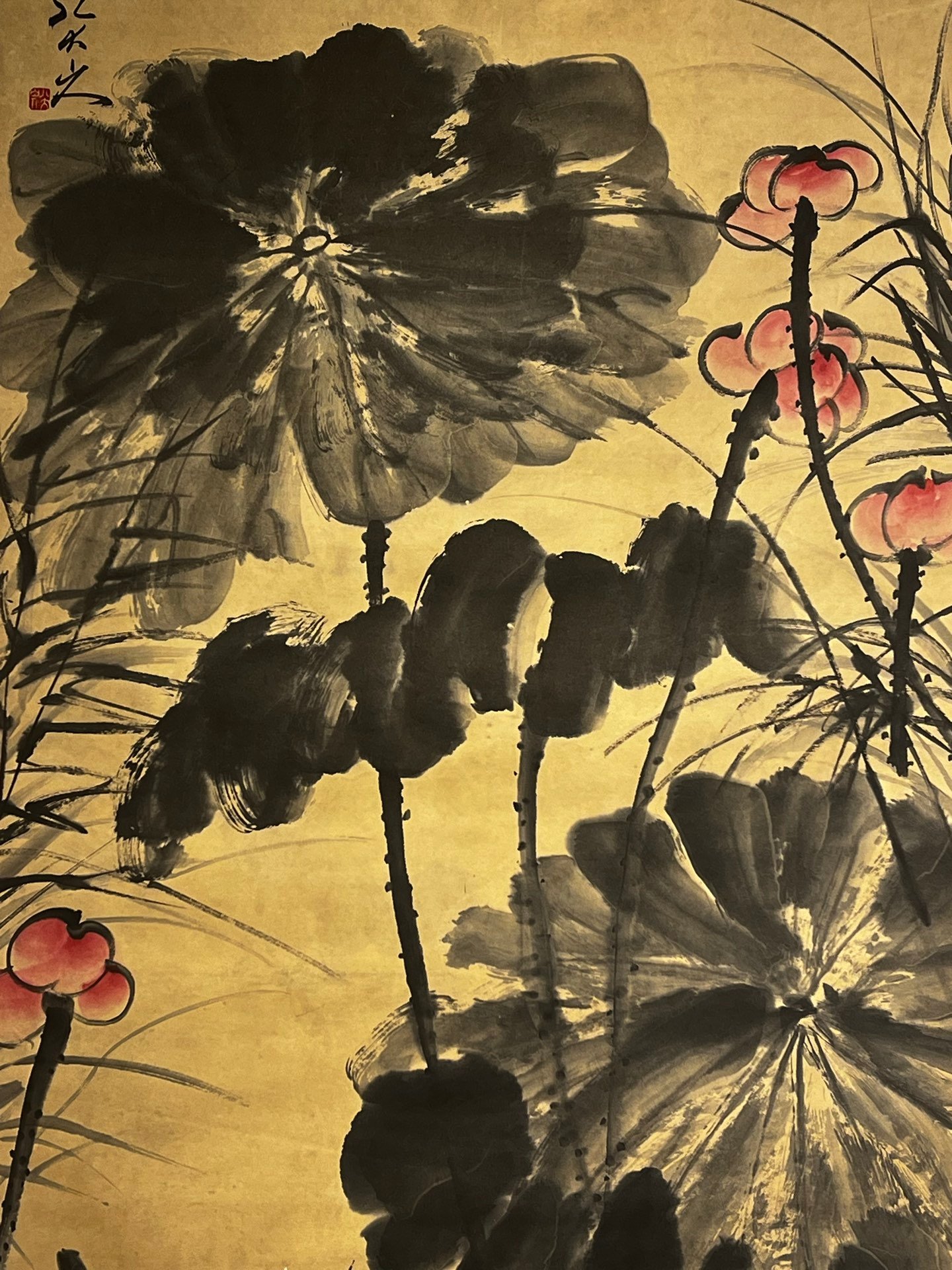 Chinese scroll painting Ba Da Shan Ren Zhu Da