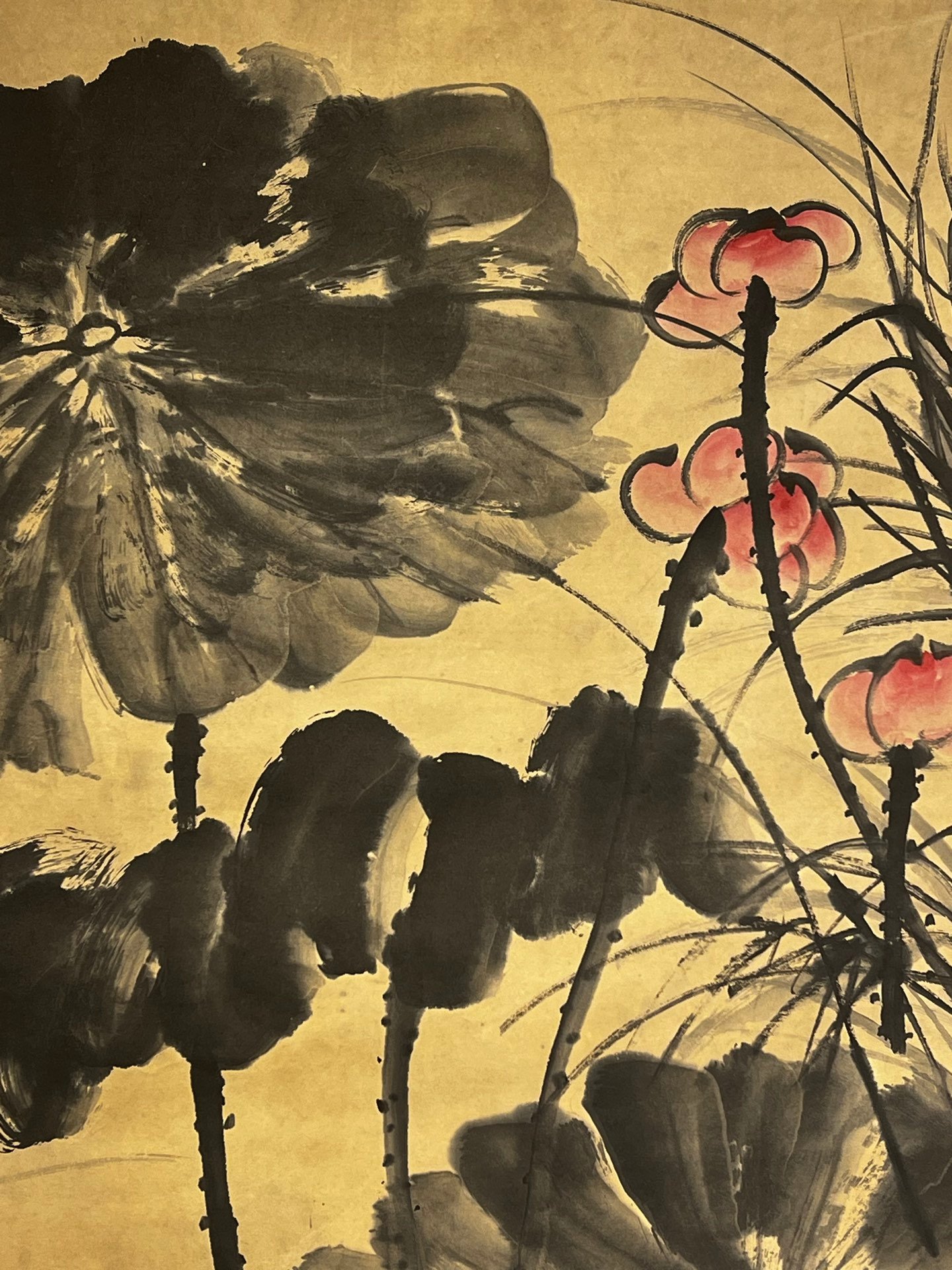 Chinese scroll painting Ba Da Shan Ren Zhu Da