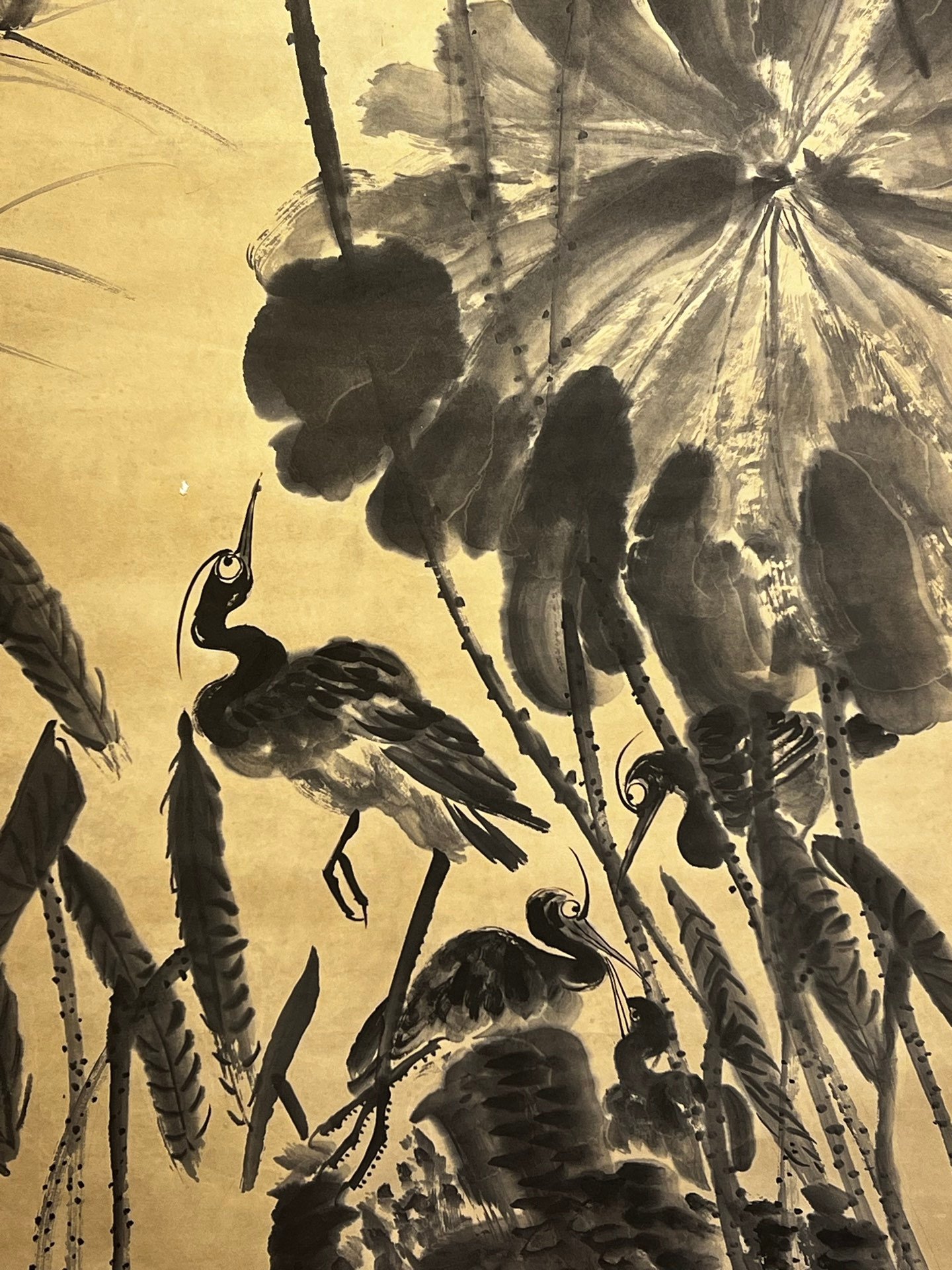 Chinese scroll painting Ba Da Shan Ren Zhu Da