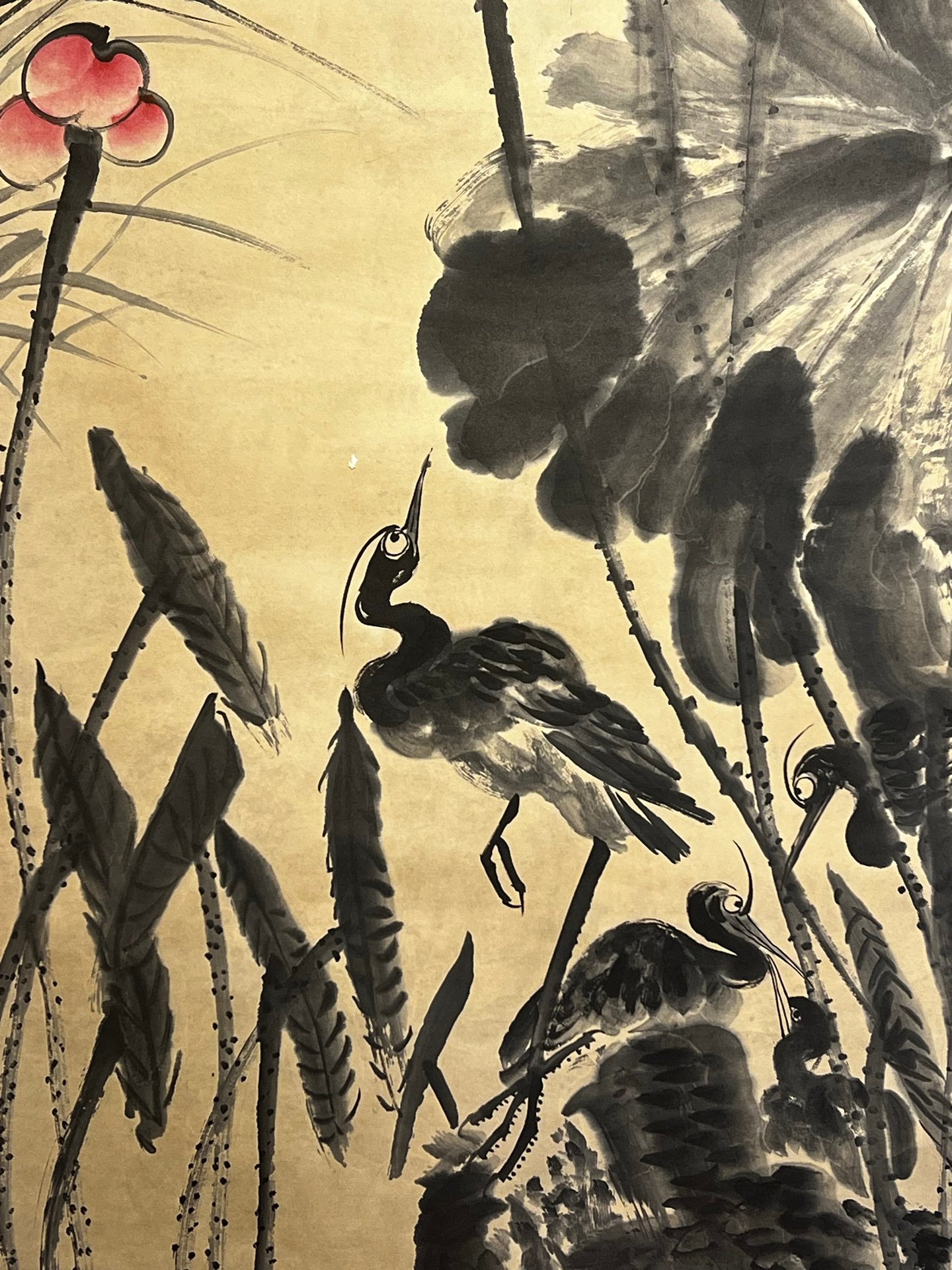 Chinese scroll painting Ba Da Shan Ren Zhu Da