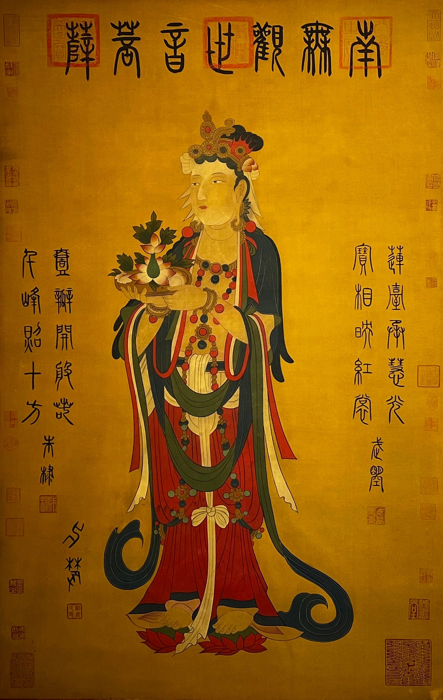 Chinese scroll painting Shennong