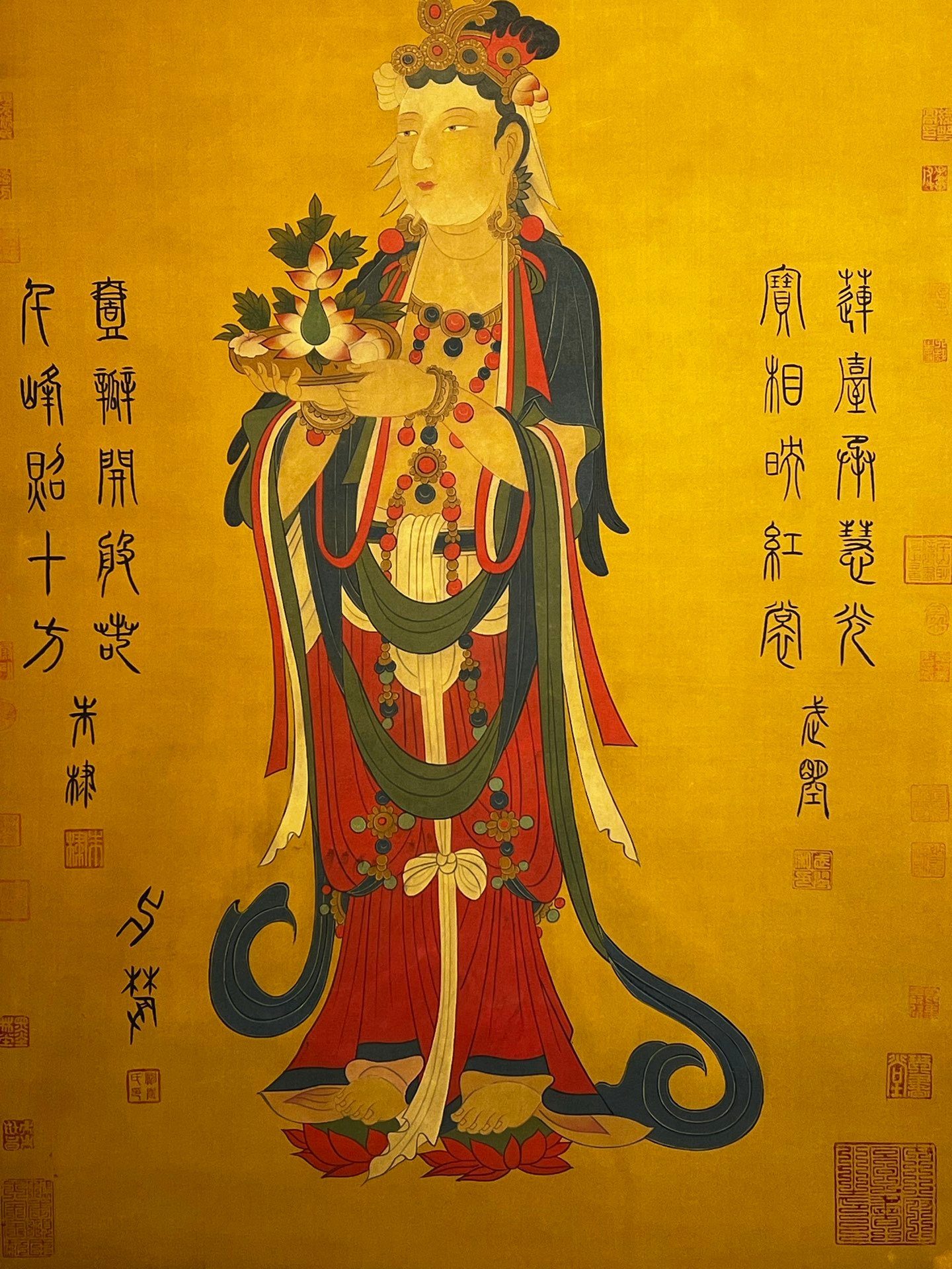 Chinese scroll painting Shennong
