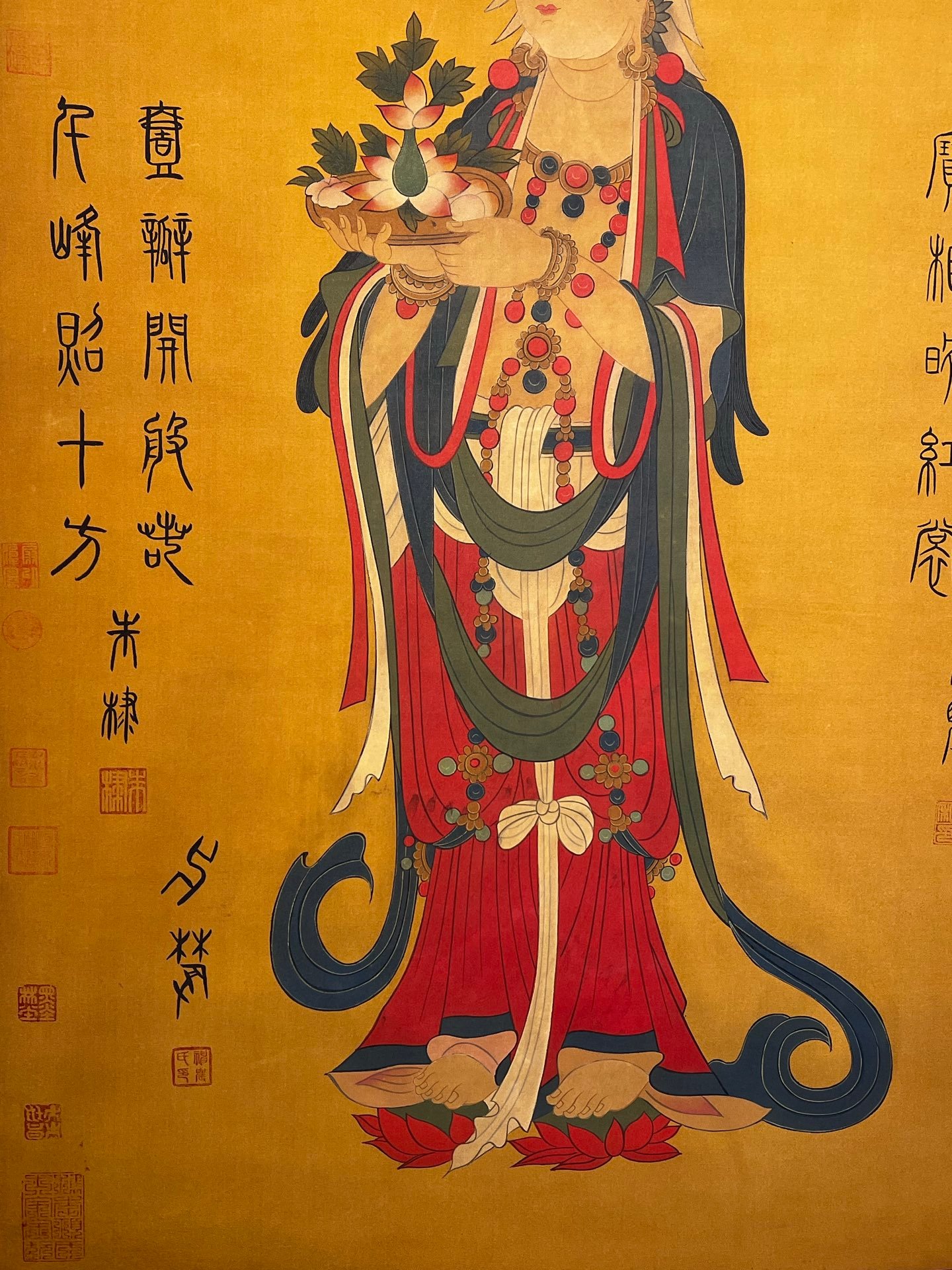 Chinese scroll painting Shennong