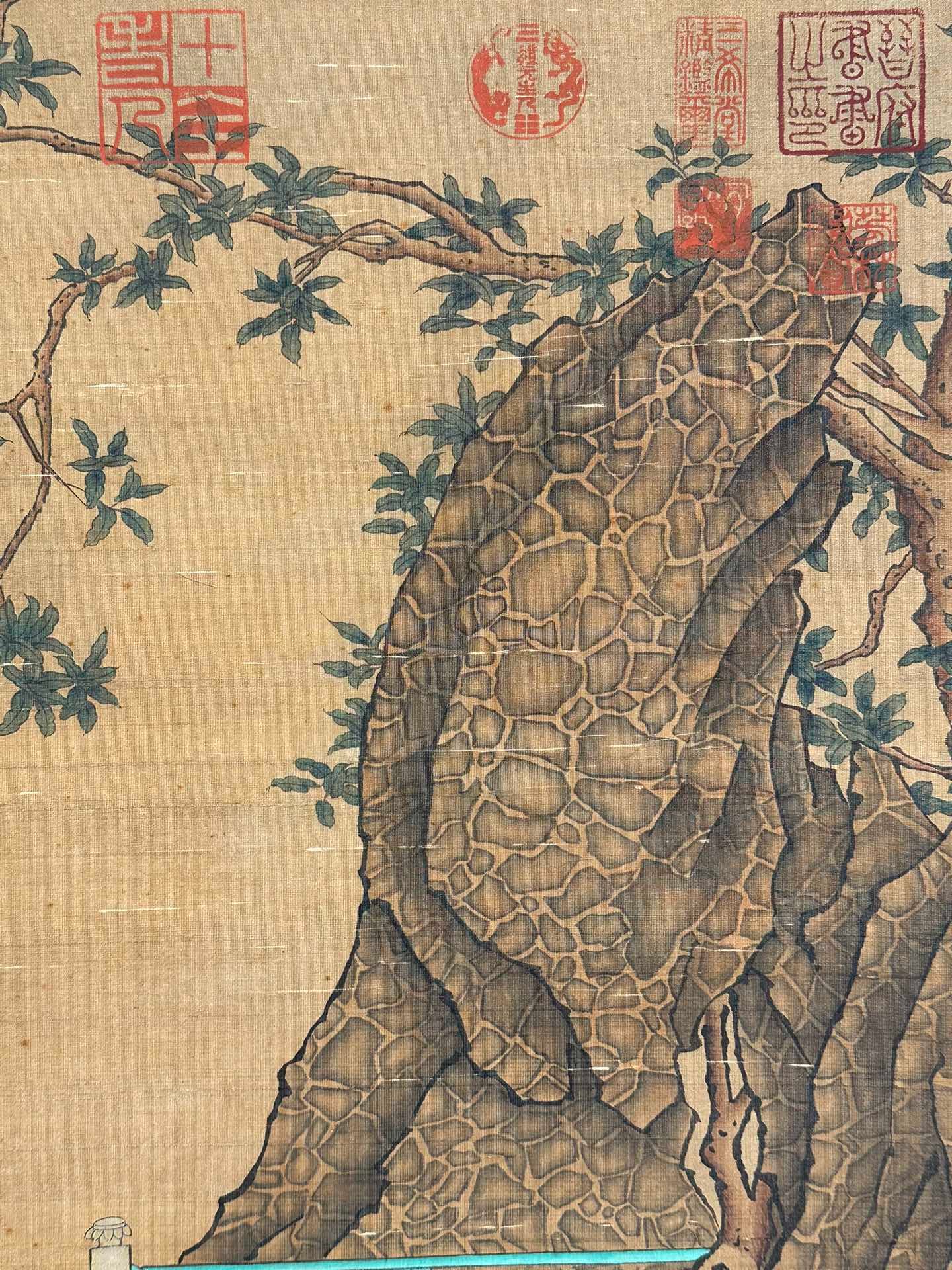 Chinese scroll painting Tang Gu Hongzhong