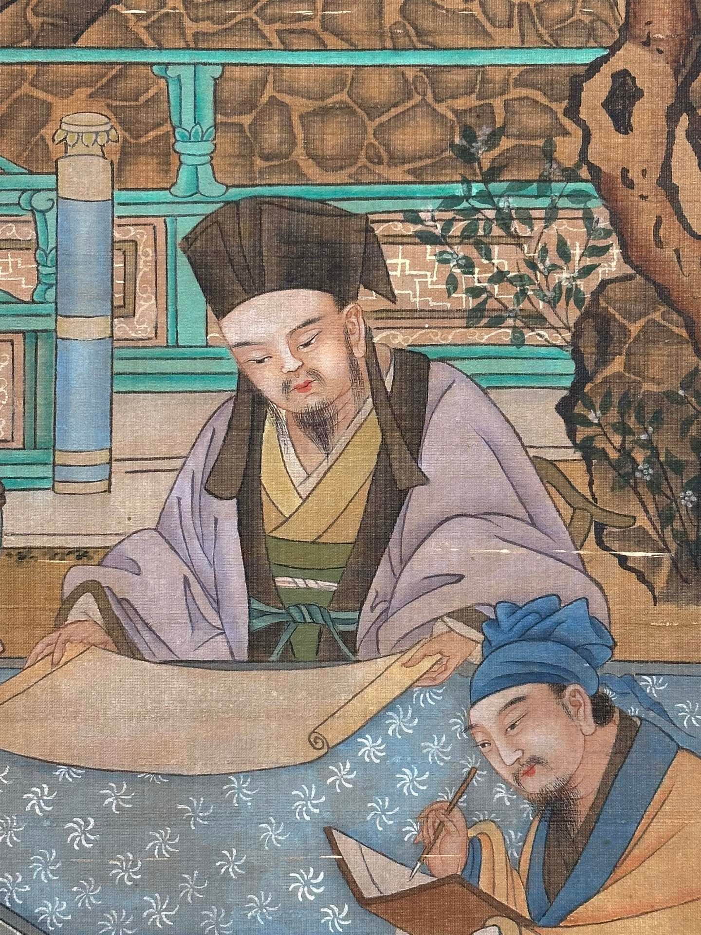 Chinese scroll painting Tang Gu Hongzhong