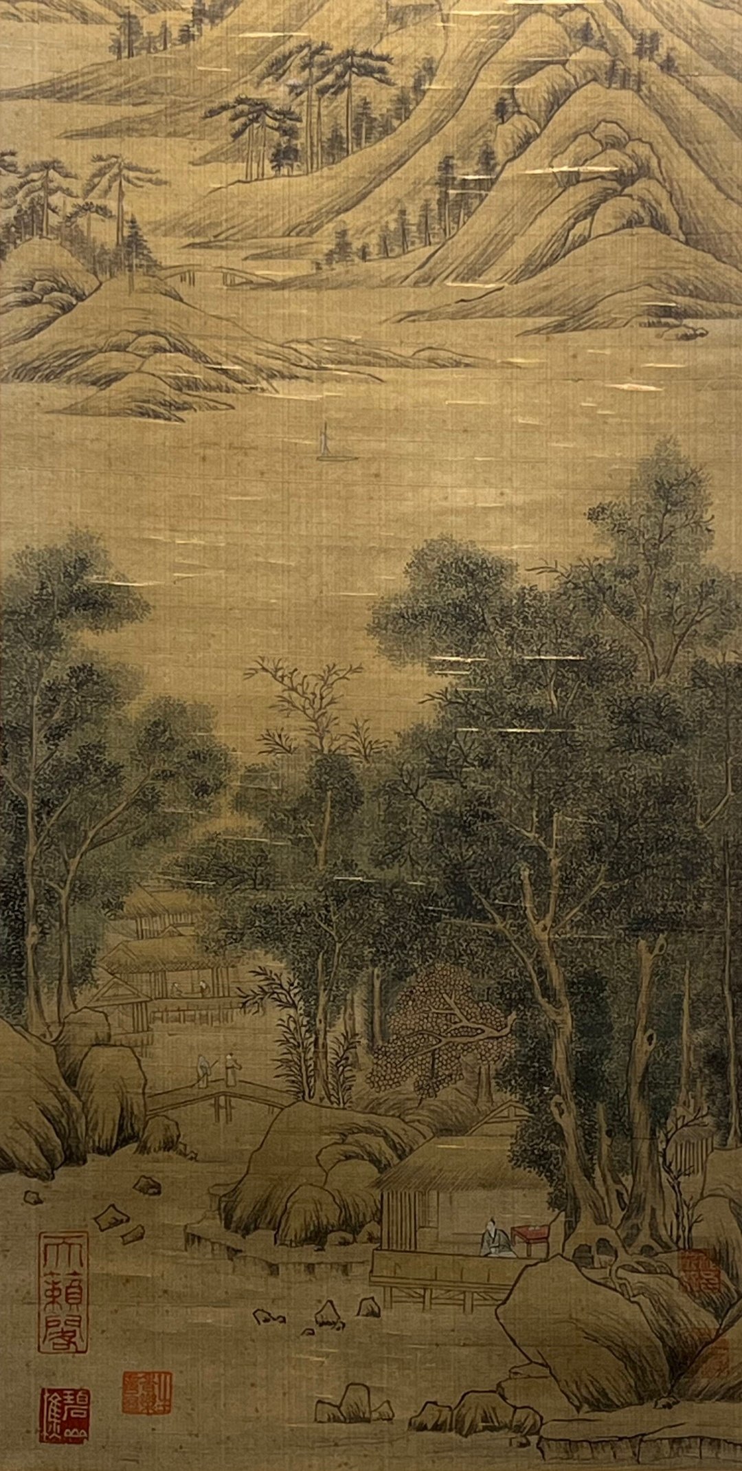 Chinese scroll painting Yan Wengui