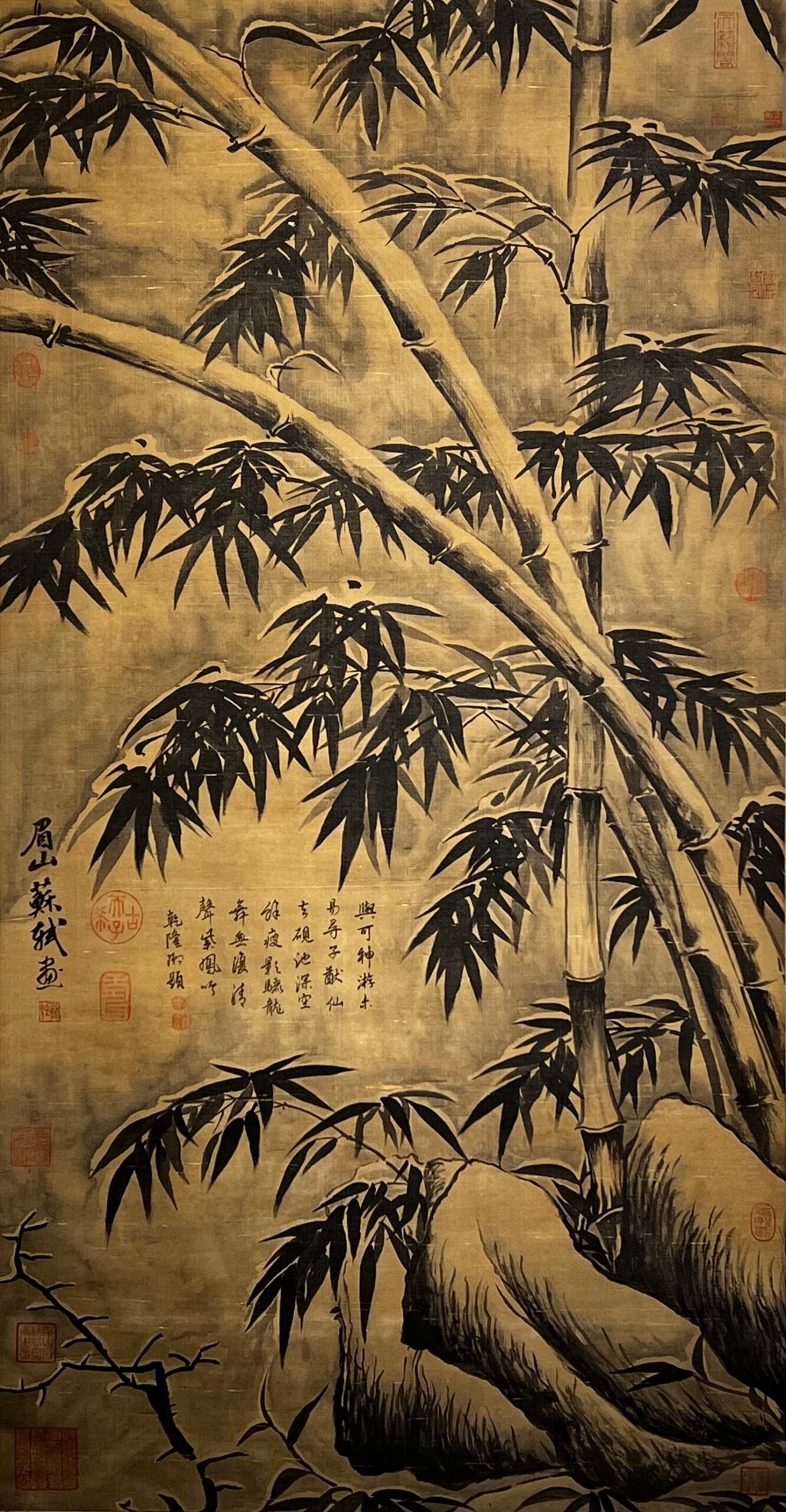 Chinese scroll painting Su Shi