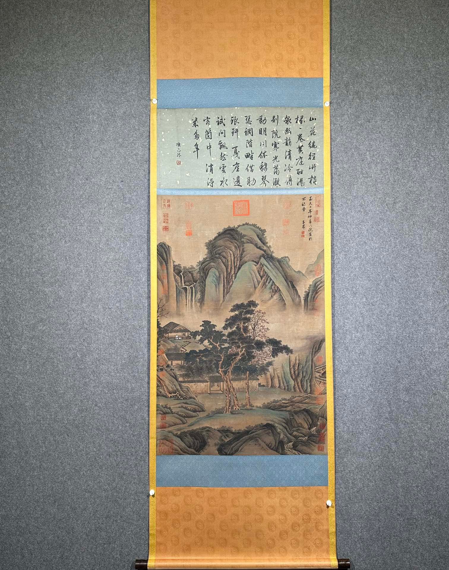 Chinese scroll painting Zhao Mengfu