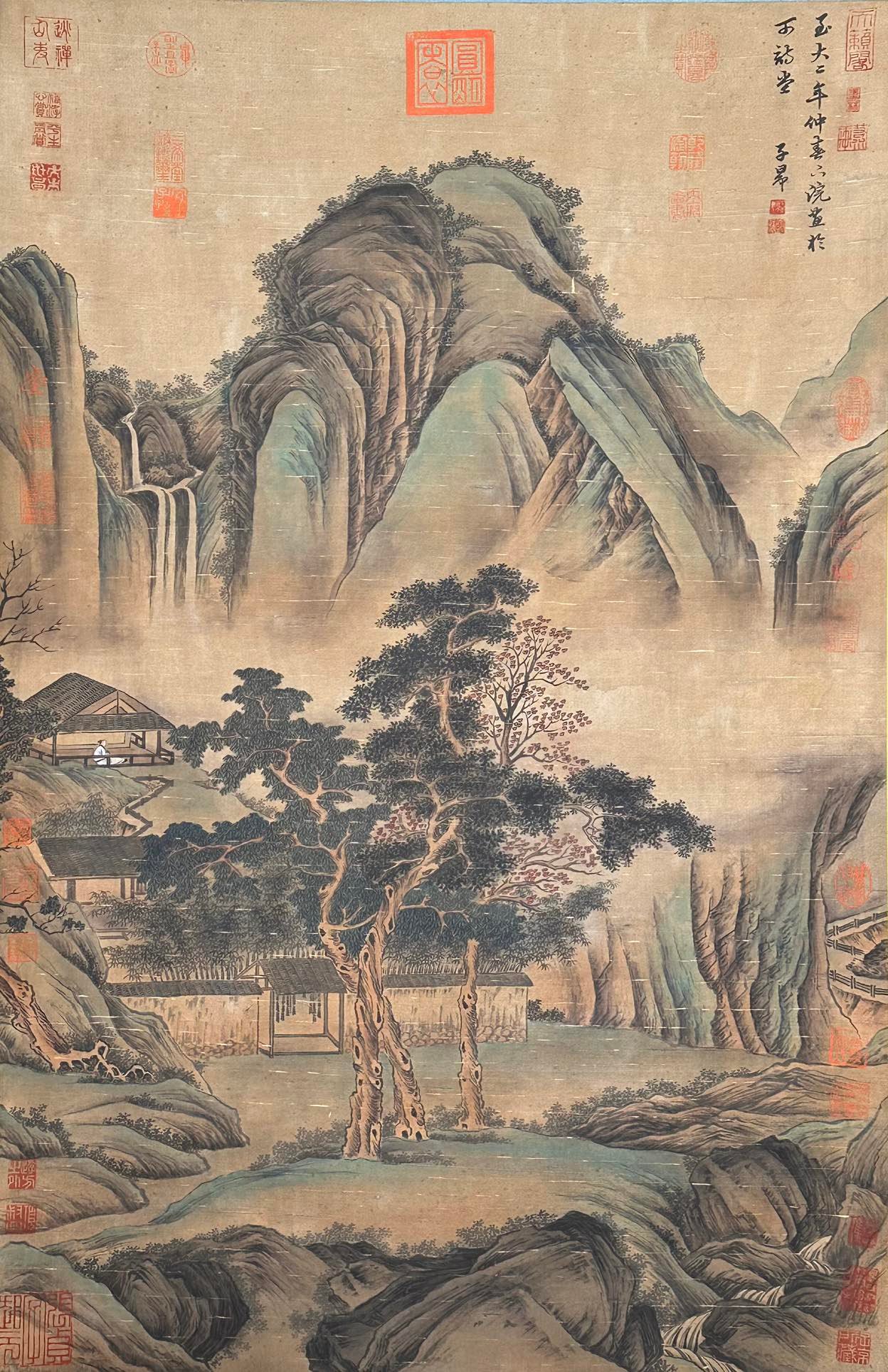 Chinese scroll painting Zhao Mengfu