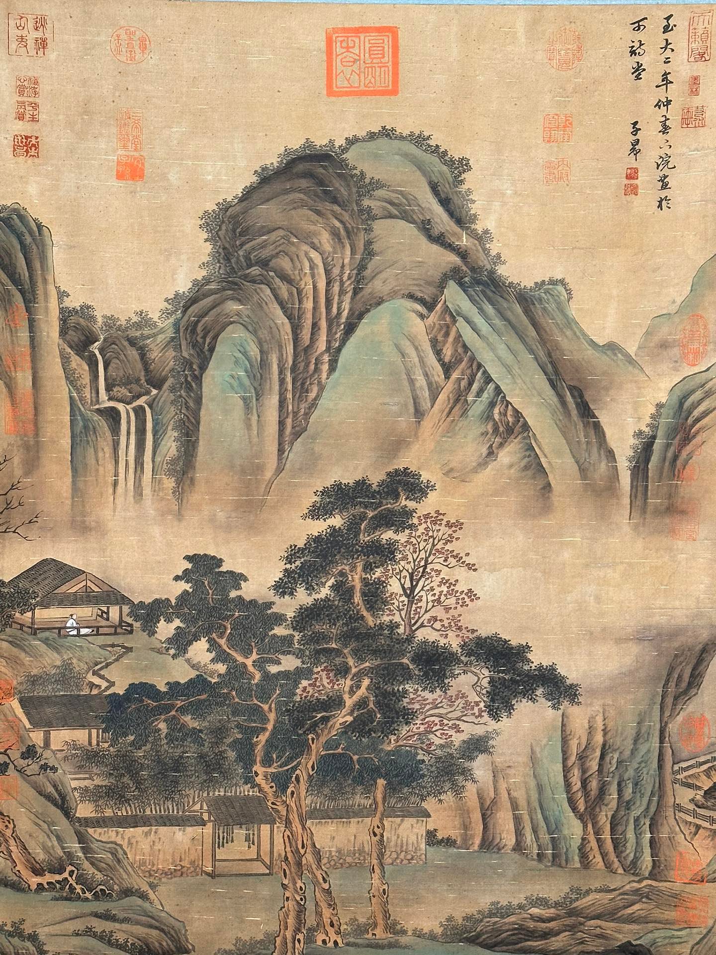 Chinese scroll painting Zhao Mengfu