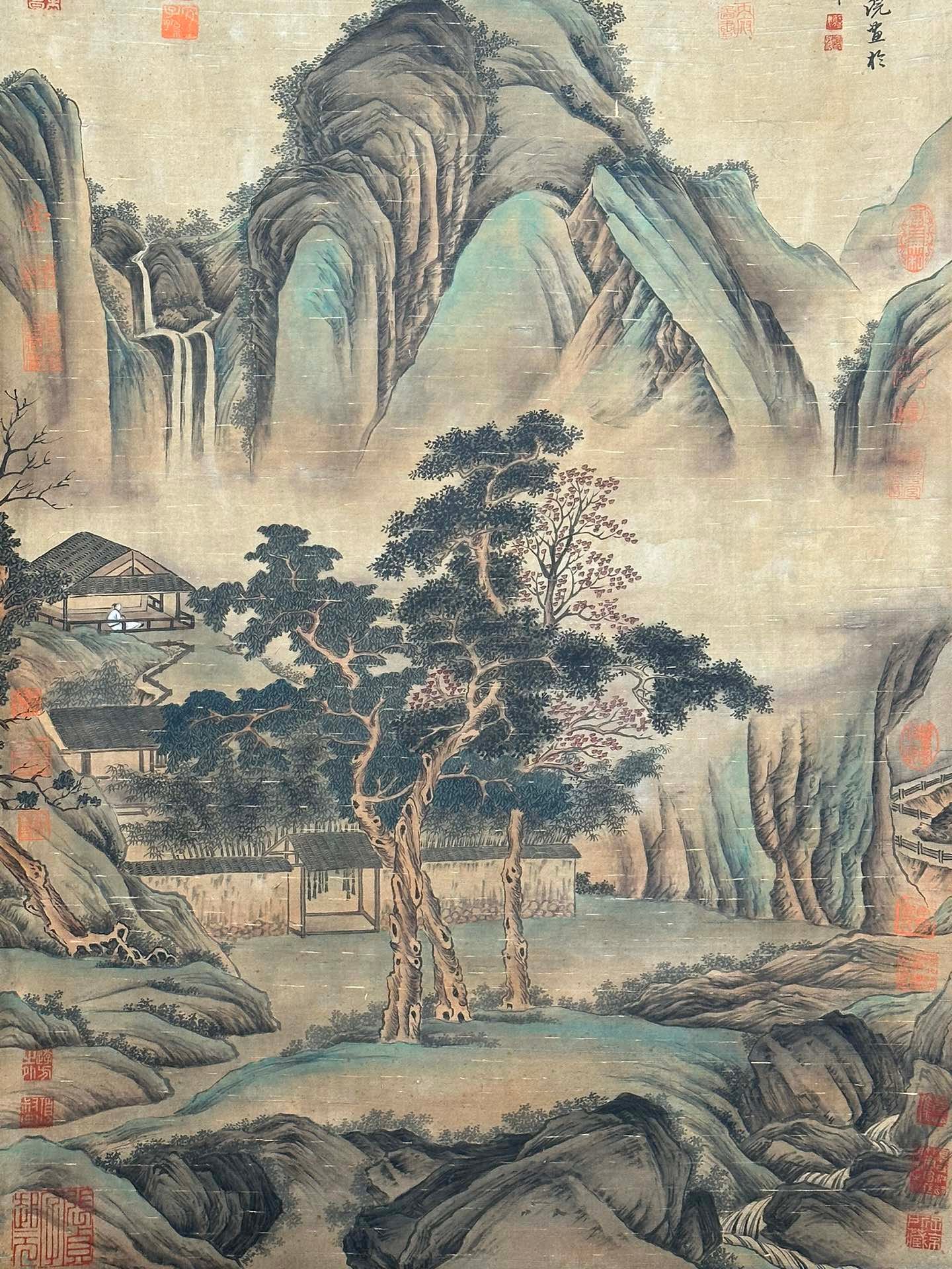 Chinese scroll painting Zhao Mengfu