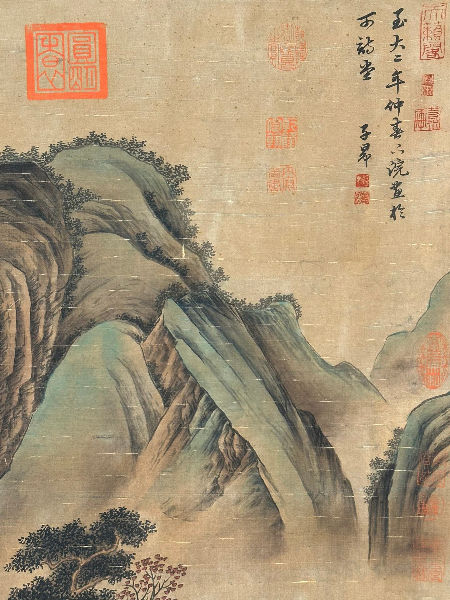 Chinese scroll painting Zhao Mengfu