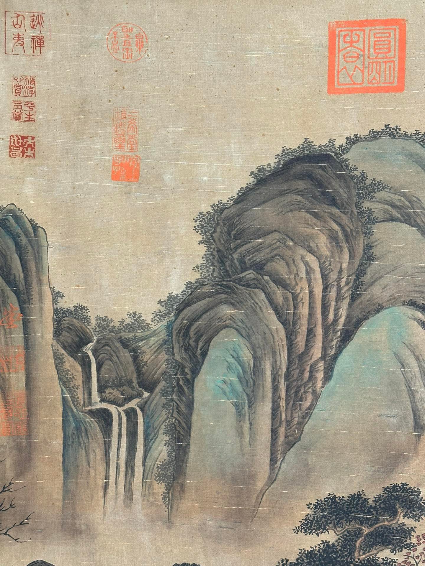 Chinese scroll painting Zhao Mengfu