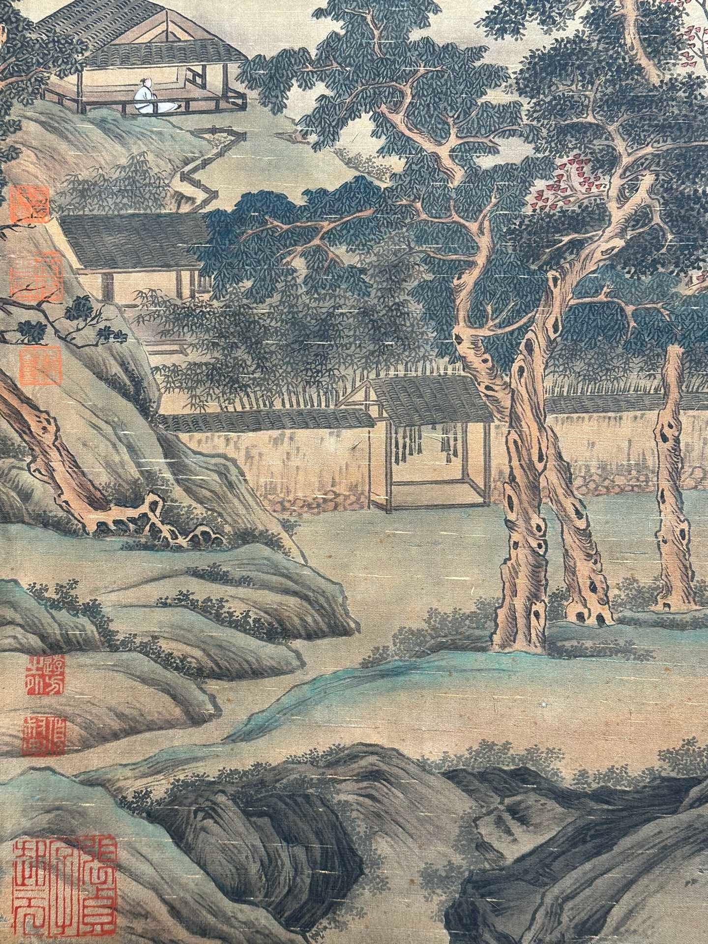 Chinese scroll painting Zhao Mengfu