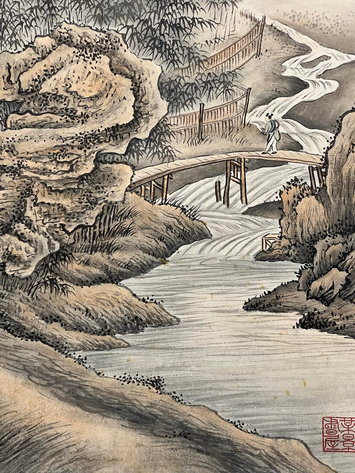 Chinese scroll painting Wu Hufan