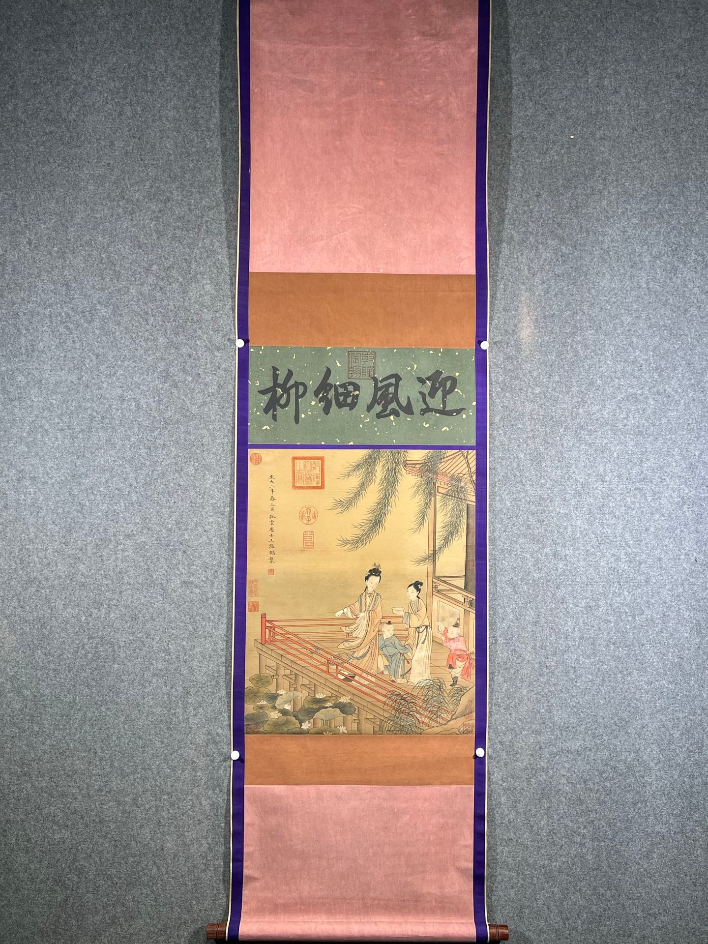 Chinese scroll painting Wang Zhenpeng