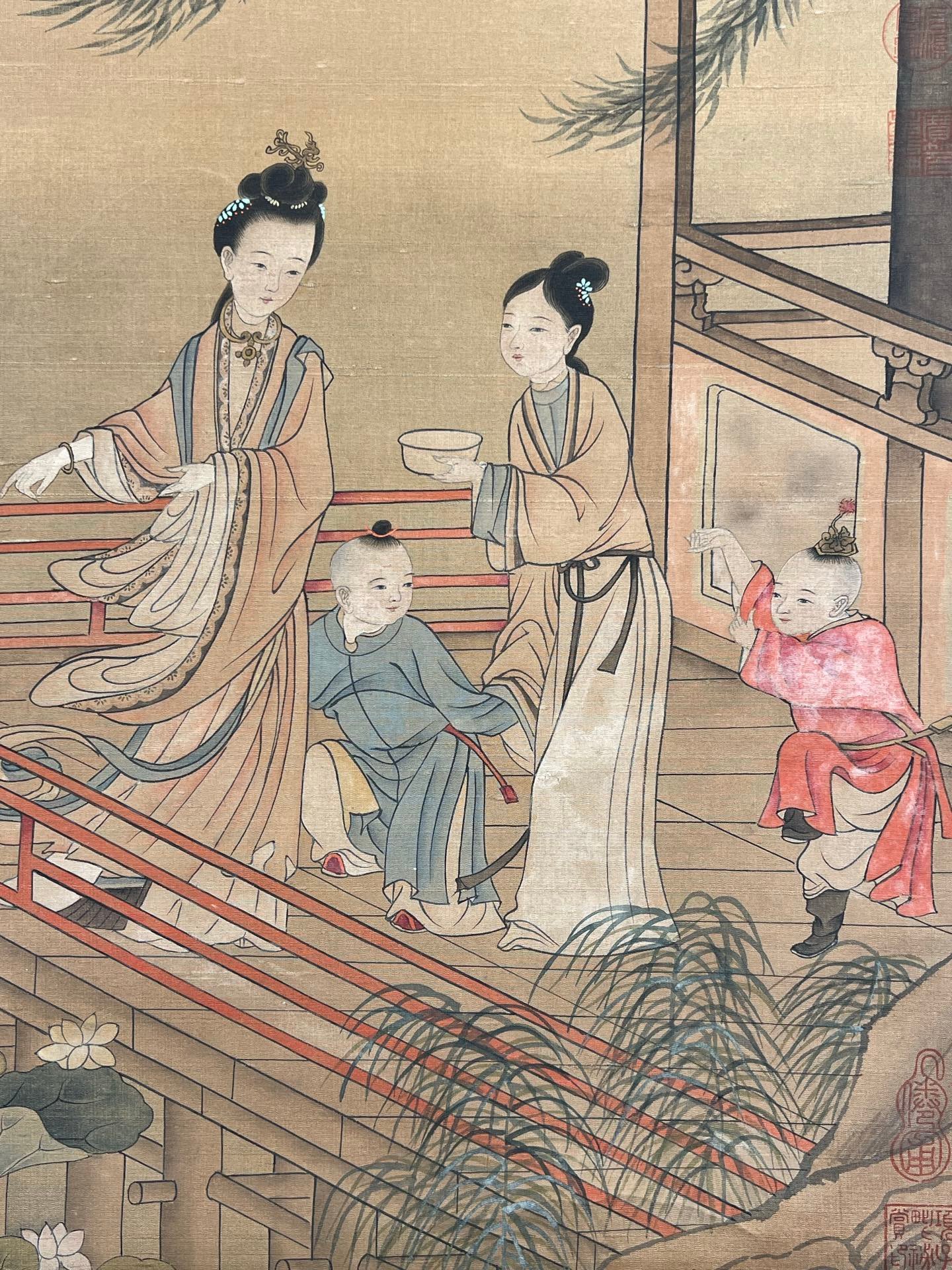 Chinese scroll painting Wang Zhenpeng